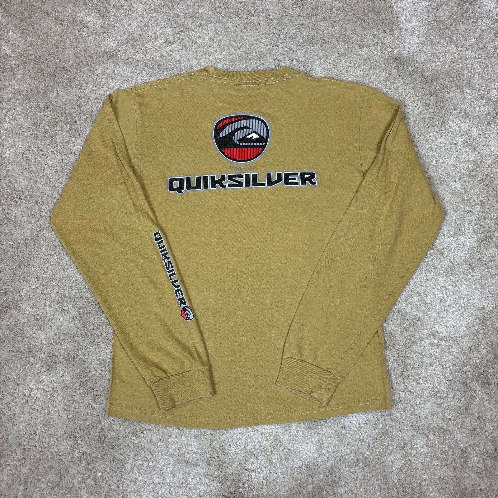 Quiksilver × Vintage Vintage 90s Quiksilver Logo Surf Long Sleeve Shirt Men's S Size US S / EU 44-46 / 1 - 3 Thumbnail