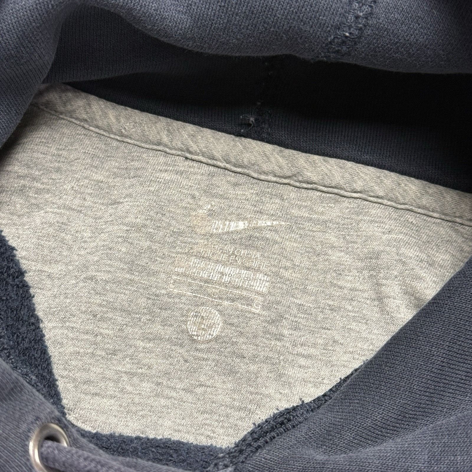 Nike Nike Center Swoosh Hoodie Sweatshirt Mens Large Blue Size US L / EU 52-54 / 3 - 12 Thumbnail