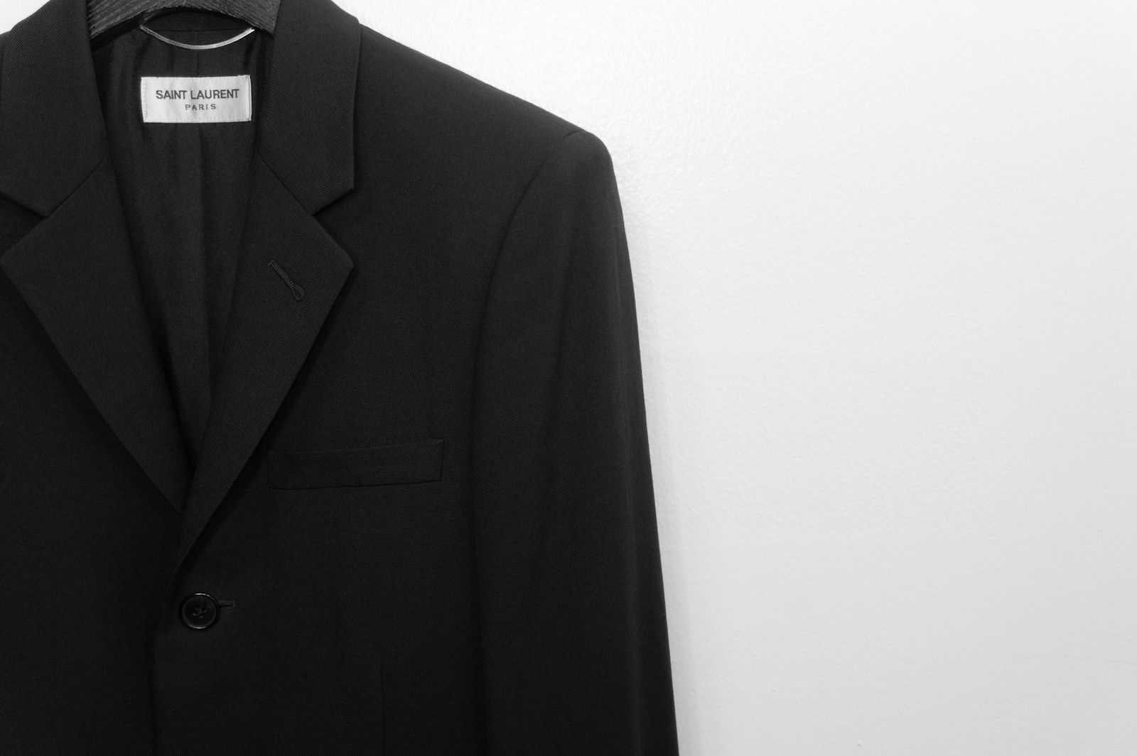 Hedi Slimane × Saint Laurent Paris FW13 Hedi 3 Button Wool Blazer Jacket 42 XS Size US XS / EU 42 / 0 - 3 Thumbnail