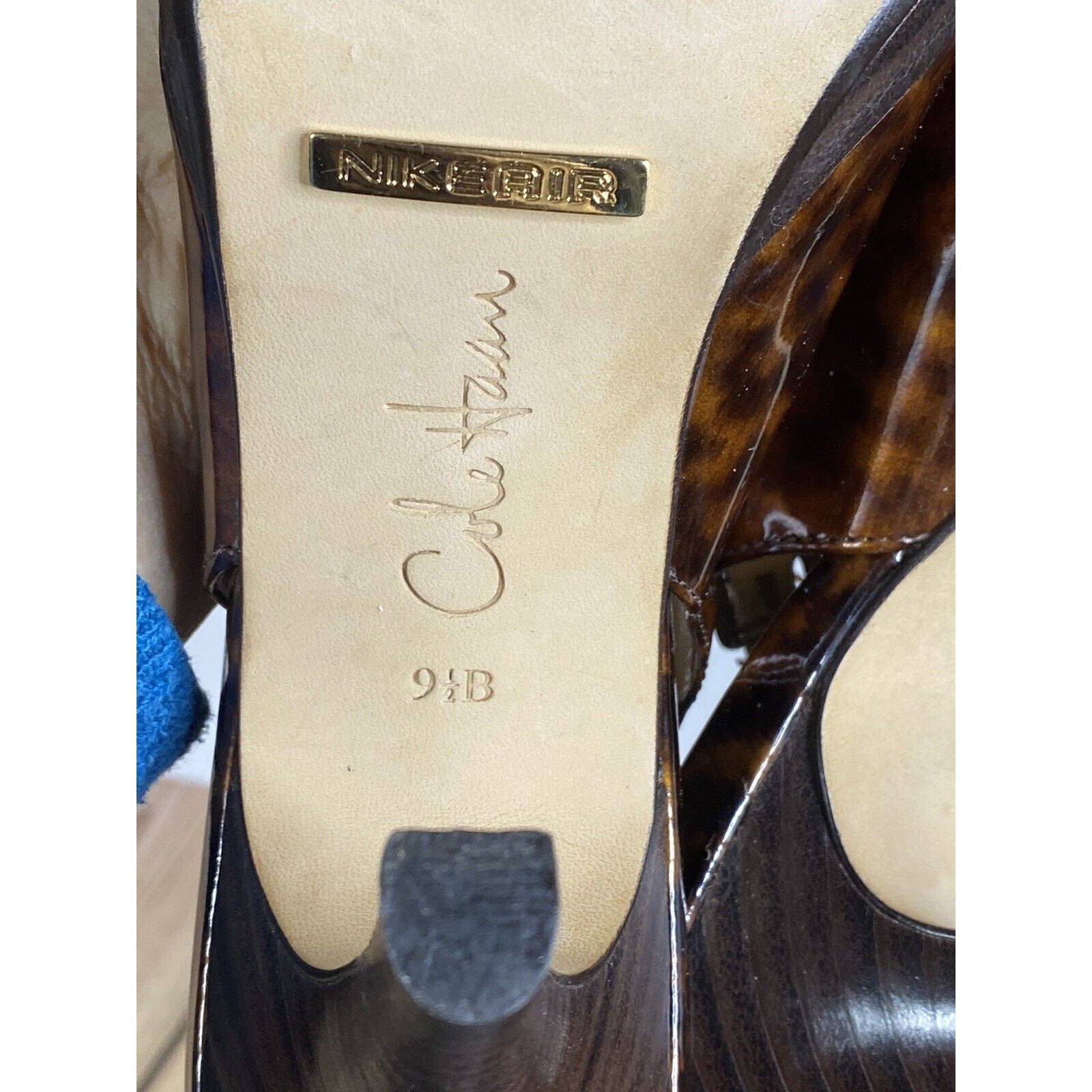 Cole Haan Cole Haan Faux Tortoise High Heels Size 9.5 Slingback Sandal Size US 9.5 / IT 39.5 - 7 Thumbnail