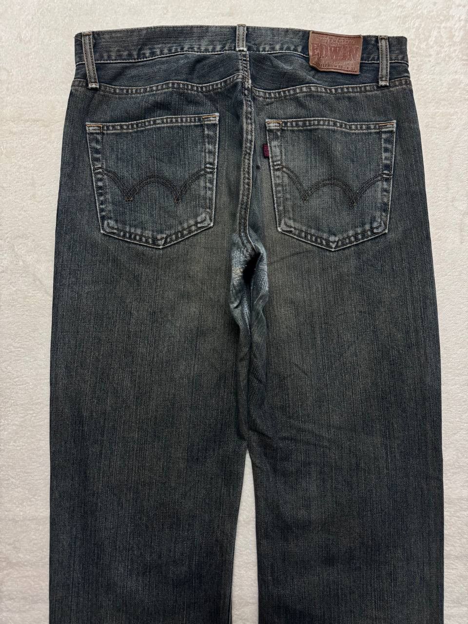 Edwin SICK Vintage Edwin Rusty Mudwash Distress Regular Dark Jean Size US 32 / EU 48 - 15 Thumbnail