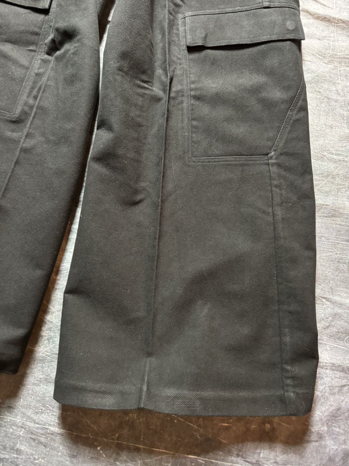 Rick Owens Rick Owens Porterville Wide Leg Cargo Bela Pants in Black Size US 36 / EU 52 - 5 Thumbnail