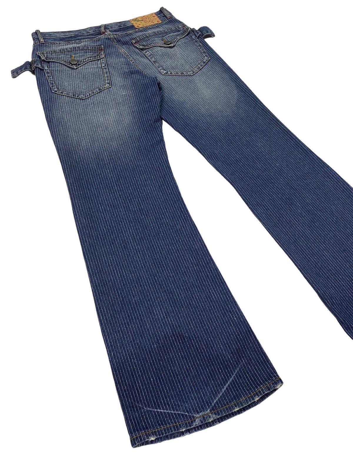 PPFM PPFM 20Th Anniversary Stripes Bondage Pant Flare Jeans Size US 32 / EU 48 - 20 Thumbnail