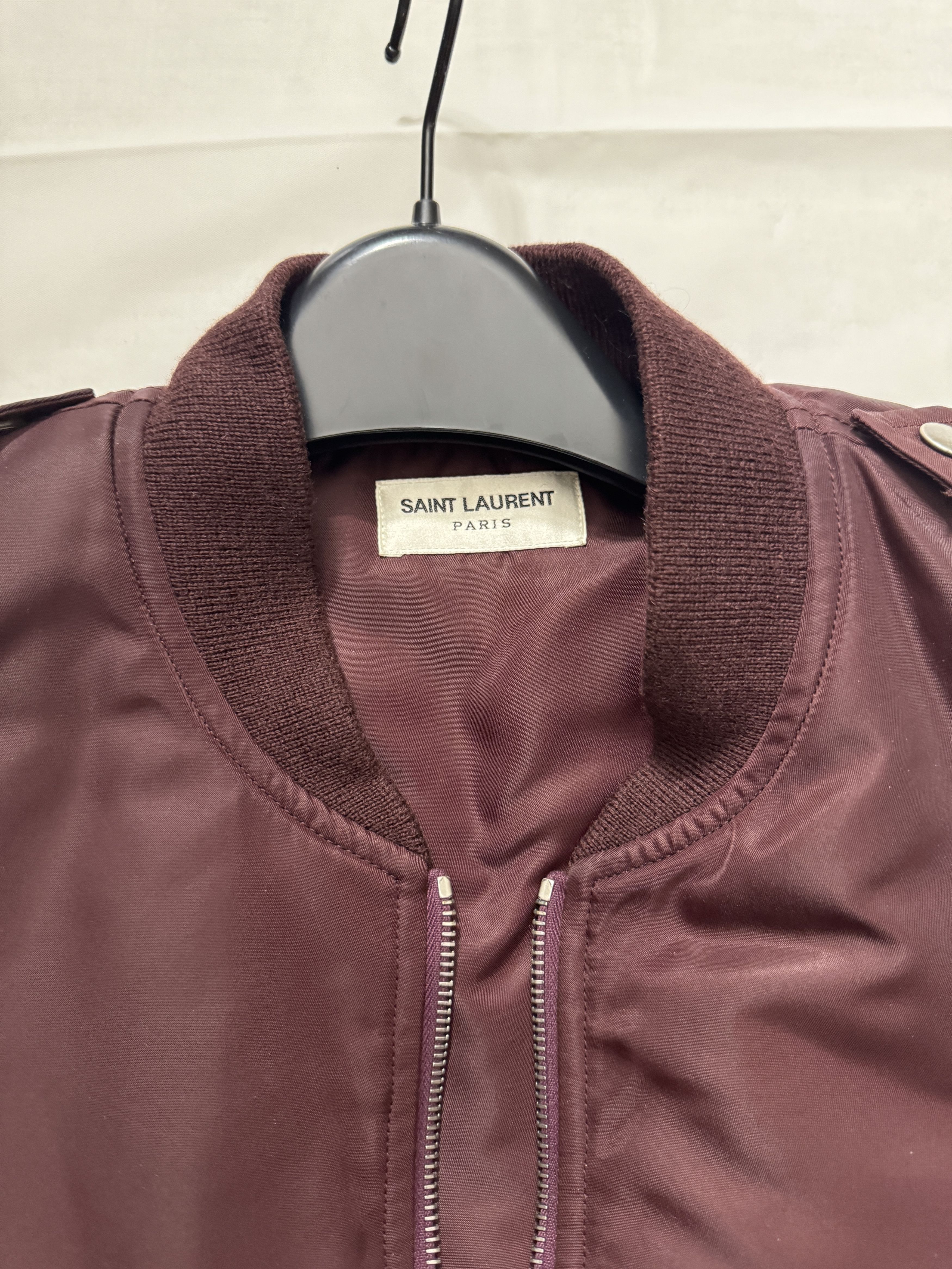 Saint Laurent Paris Saint Laurent Bomber Jacket Size US L / EU 52-54 / 3 - 3 Thumbnail
