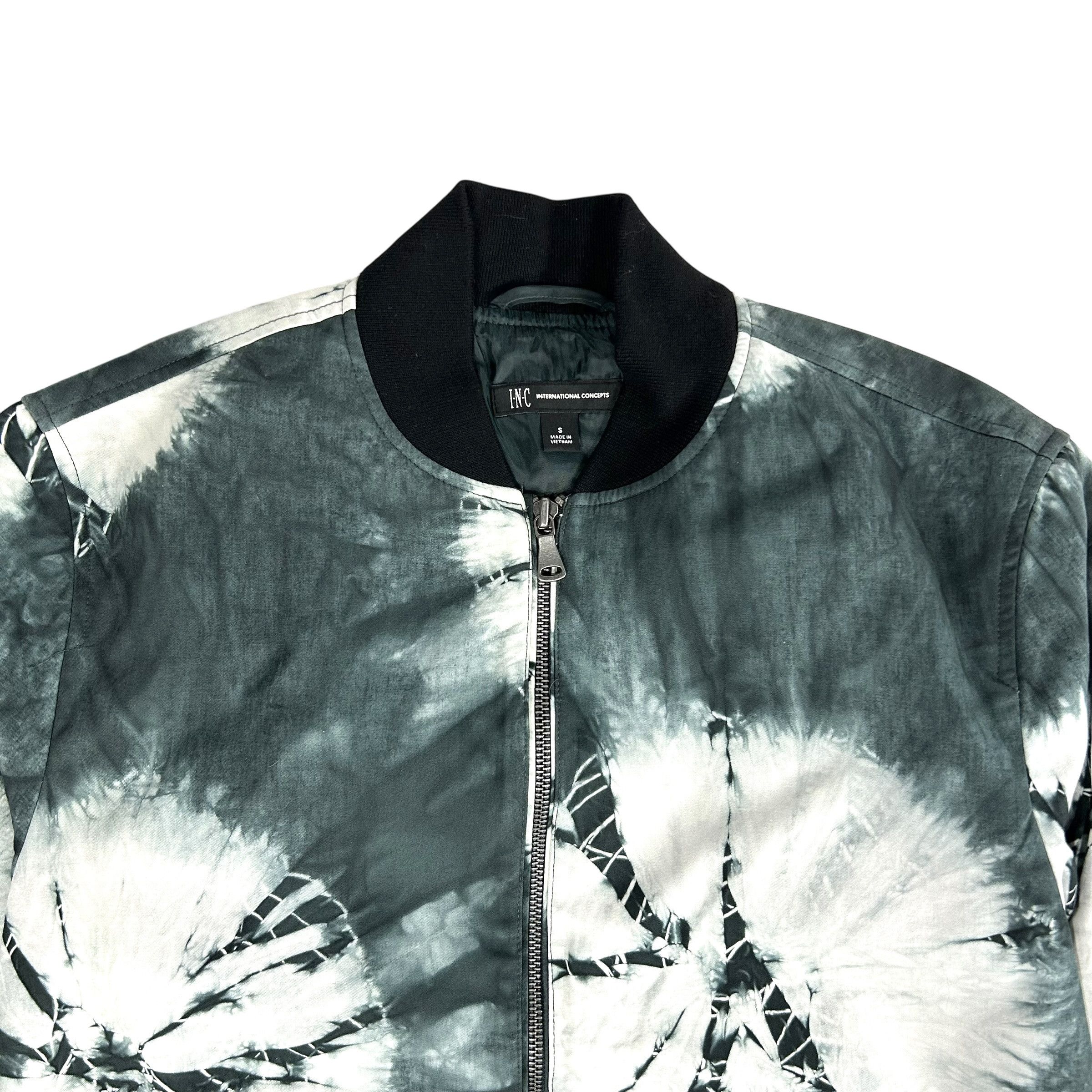 I.N.C INC Bleached Zip Cotton Bomber Jacket Size US S / EU 44-46 / 1 - 3 Thumbnail