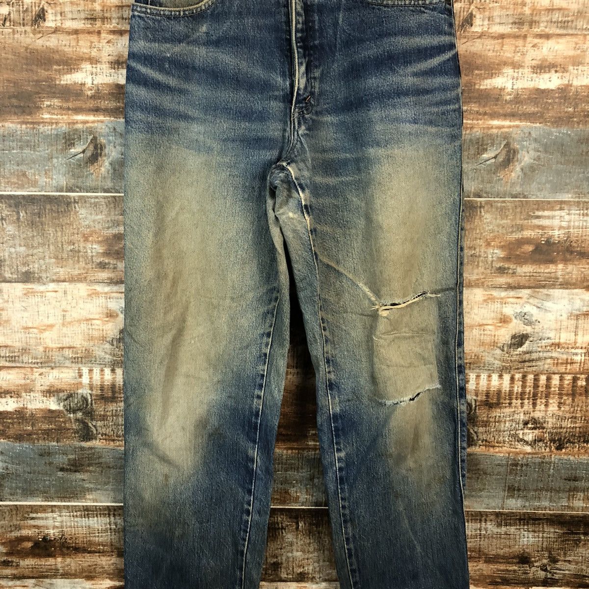 Vintage DL Bobson Pro Blue vintage Denim Pants #C176 Size US 29 - 5 Thumbnail