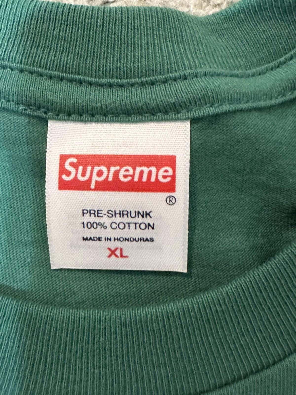 Supreme Supreme Green “Tape” T-Shirt XL Size US XL / EU 56 / 4 - 3 Thumbnail