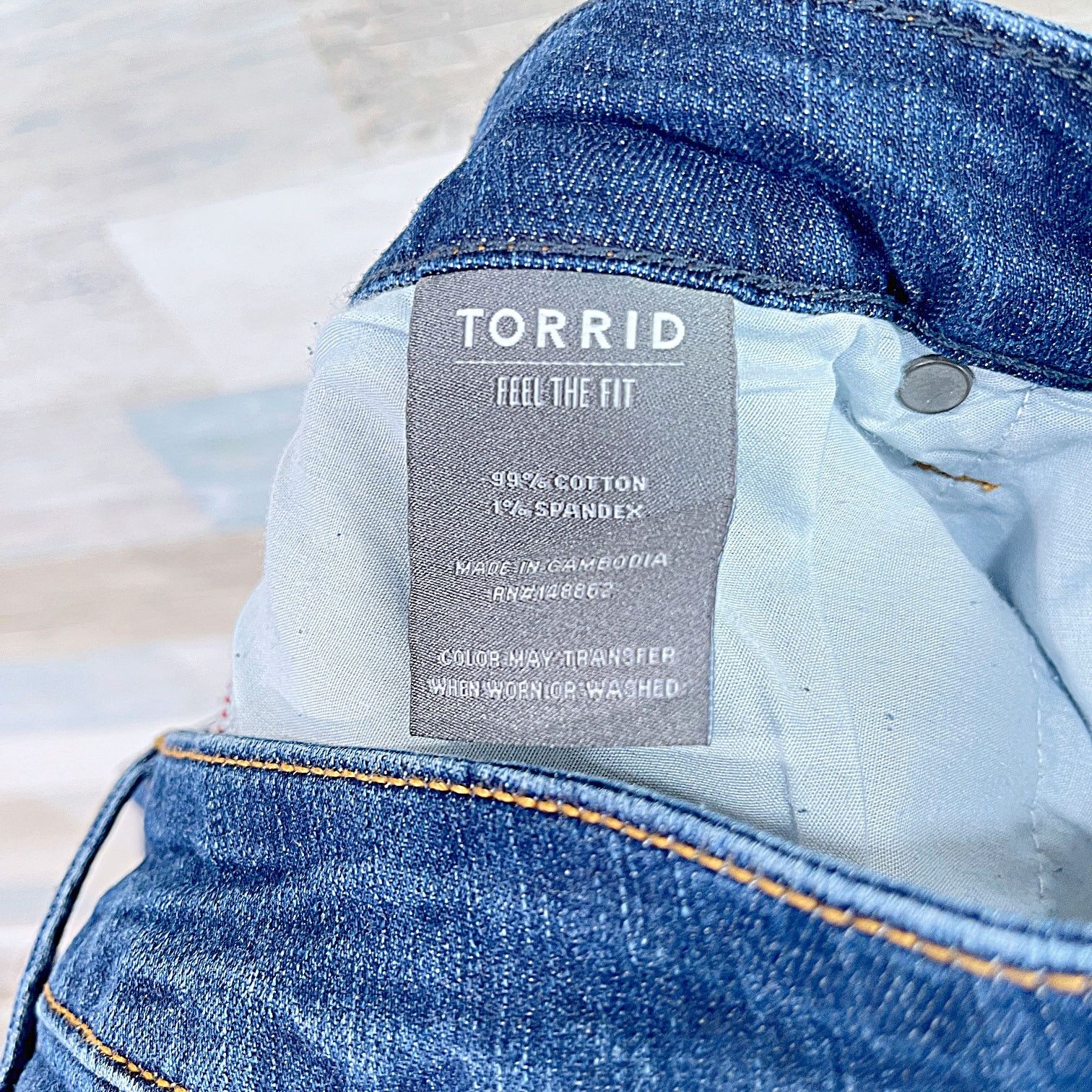 Other Torrid Mid Rise Straight Boyfriend Jeans Womens 14R Size 36" / US 14 / IT 50 - 7 Thumbnail