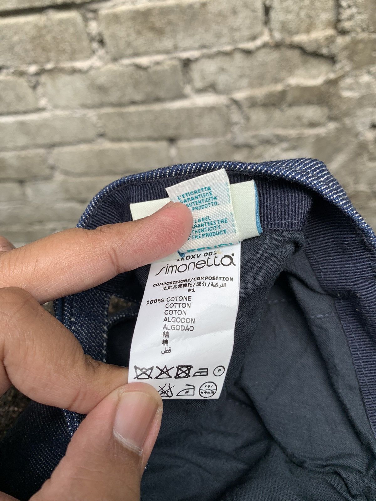 Fendi 👁️👁️ Fendi Denim Jeans Cap Size ONE SIZE - 14 Thumbnail