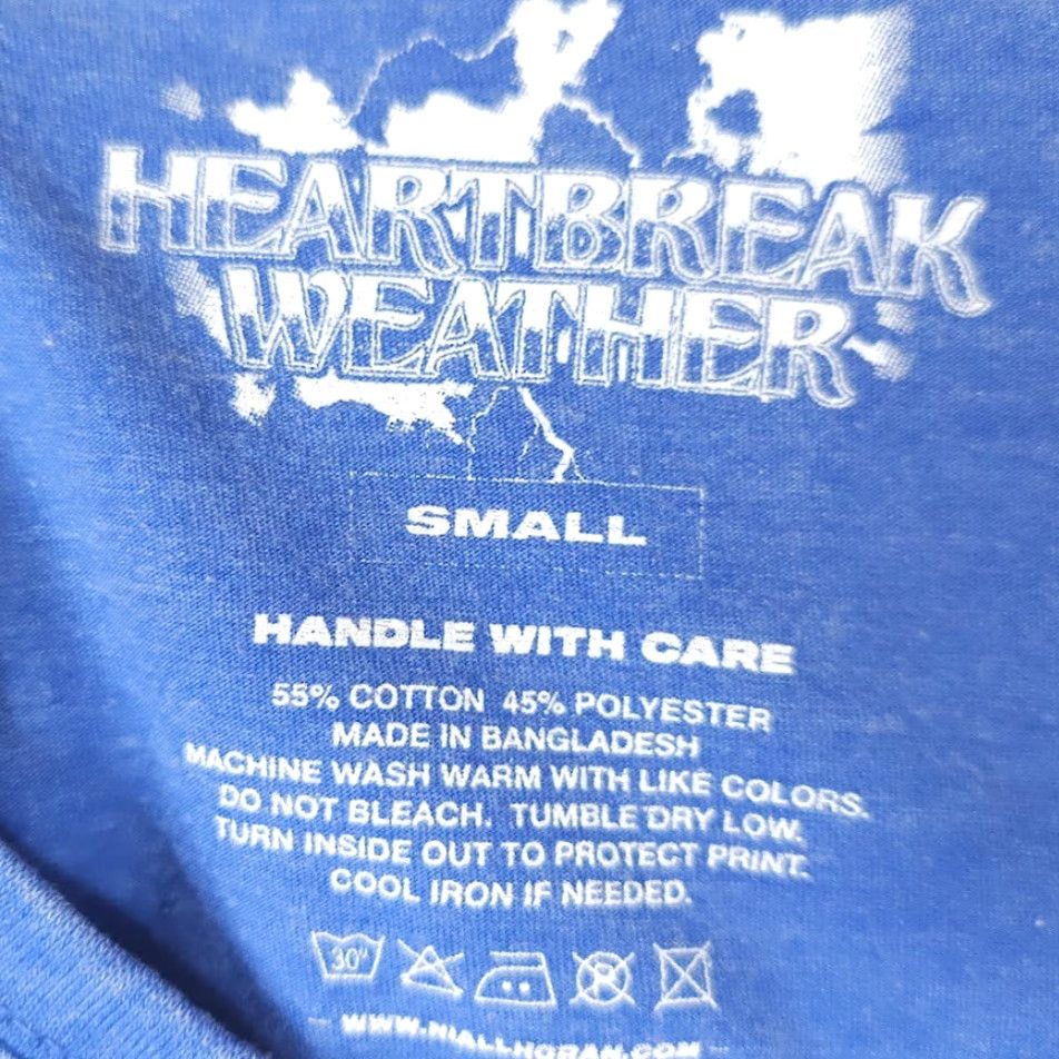 Vintage Niall Horan T Shirt Mens Size Small Blue 2020 Heartbreak Weather Album Mens T-Shirt Blue Small Front Streetwear 2020s Size US S / EU 44-46 / 1 - 6 Thumbnail