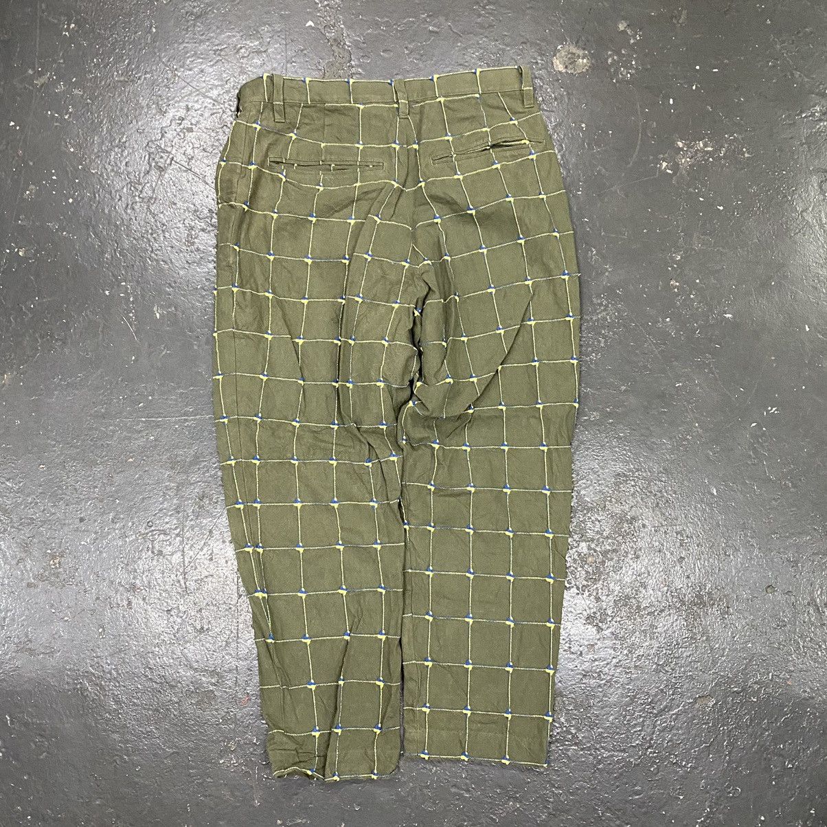 Designer × Issey Miyake × Ne-Net Ne-net Issey Miyake Sashiko Cropped Pants Size US 31 - 2 Thumbnail