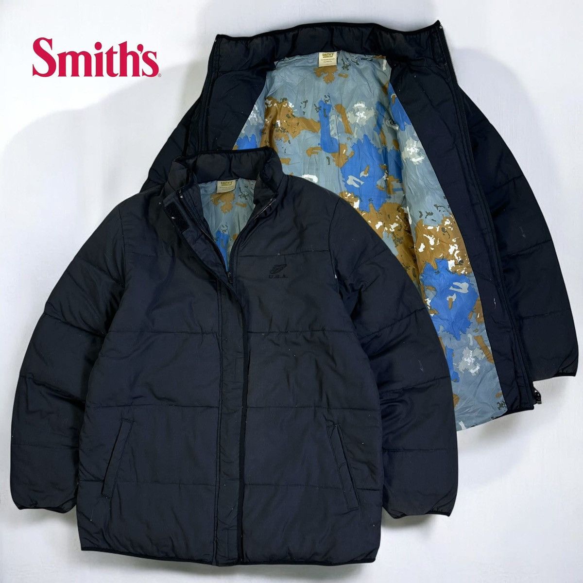 Smith's American Vintage Smith’s American Puffer Jacket – Reversible Lining Size US L / EU 52-54 / 3 - 1 Thumbnail