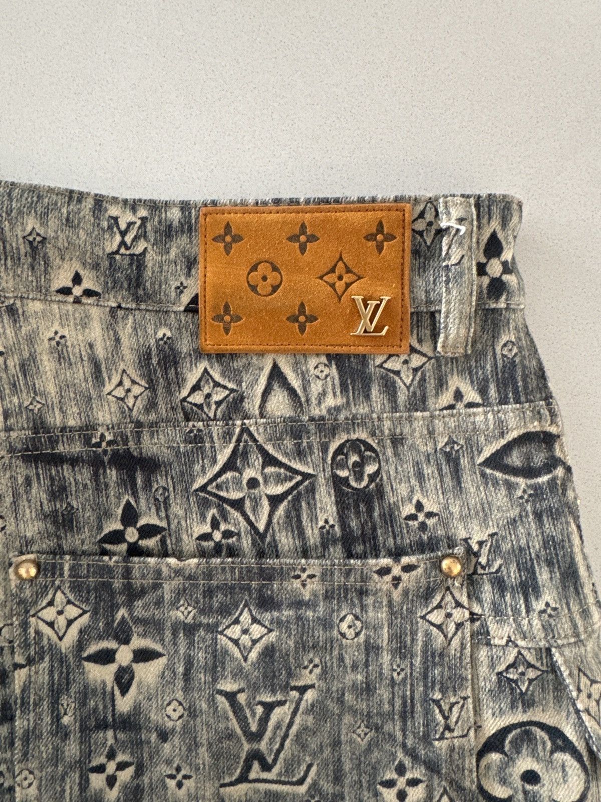 Louis Vuitton Louis Vuitton Monogram Tailored Denim Pants Size US 32 / EU 48 - 6 Thumbnail