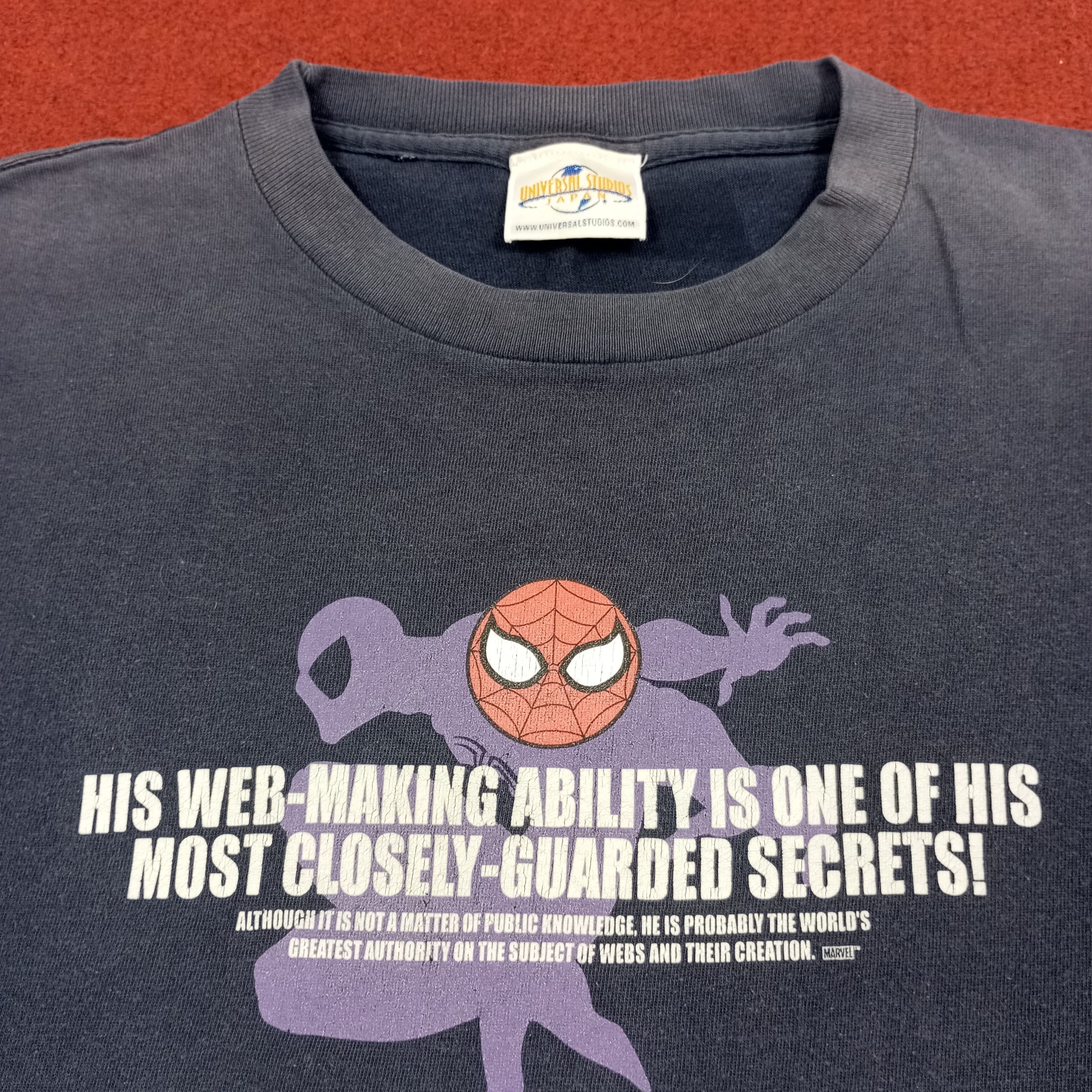 Marvel Comics × Universal Studios × Vintage Marvel Spiderman Universal Studios Streetwear Tshirt Size US L / EU 52-54 / 3 - 2 Thumbnail