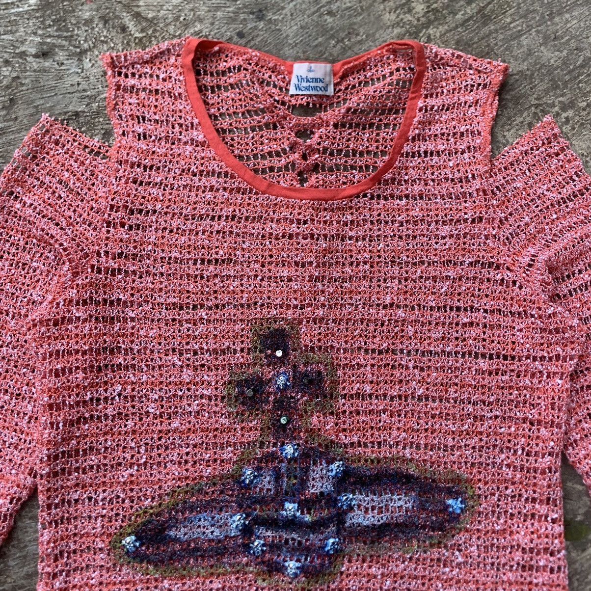 Vivienne Westwood Vintage Vivienne Westwood Fishnet Open Knitted Mesh Medium Size US M / EU 48-50 / 2 - 19 Thumbnail