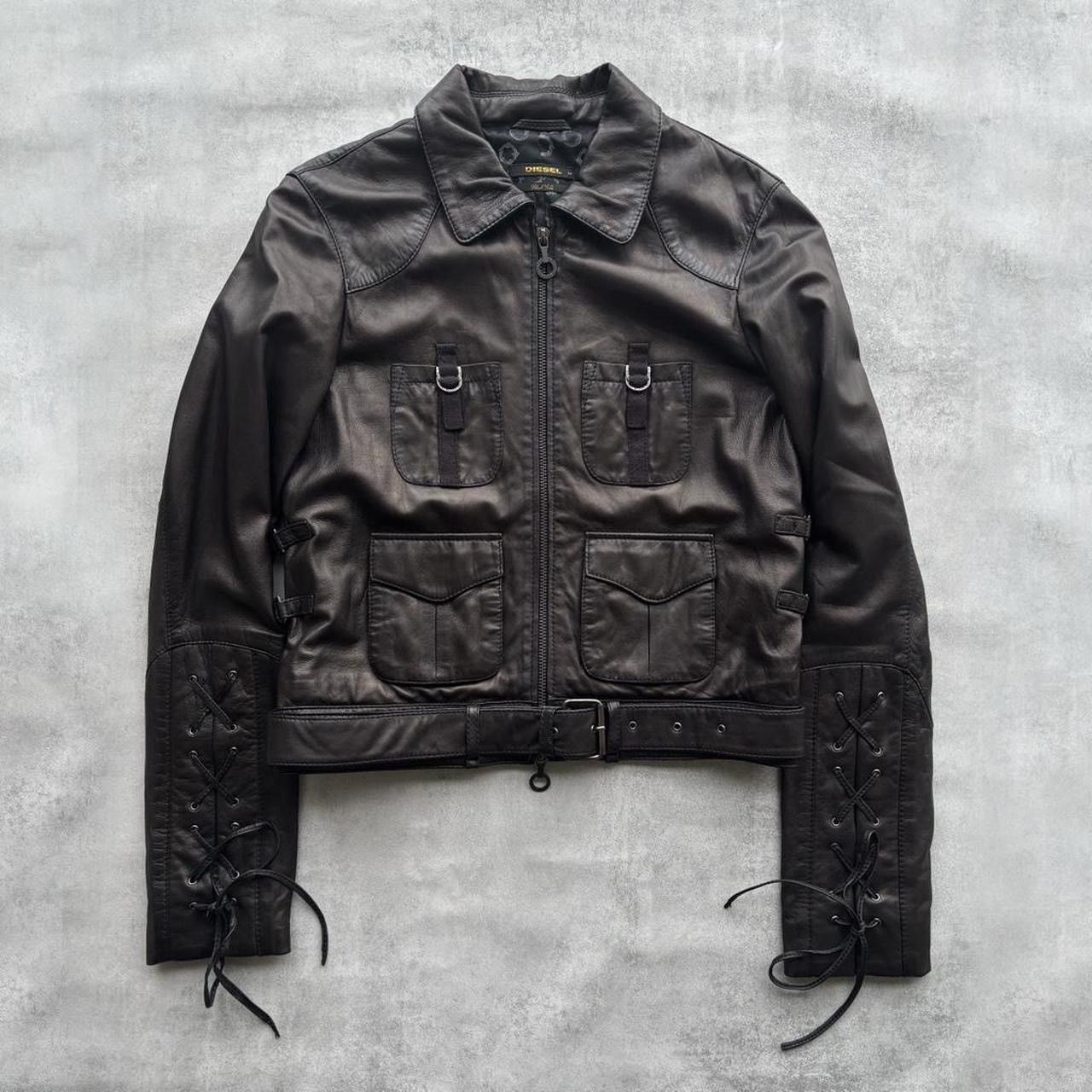 Diesel Black Gold DIESEL BLACK GOLD LEATHER JACKET Size M / US 6-8 / IT 42-44 - 1 Thumbnail