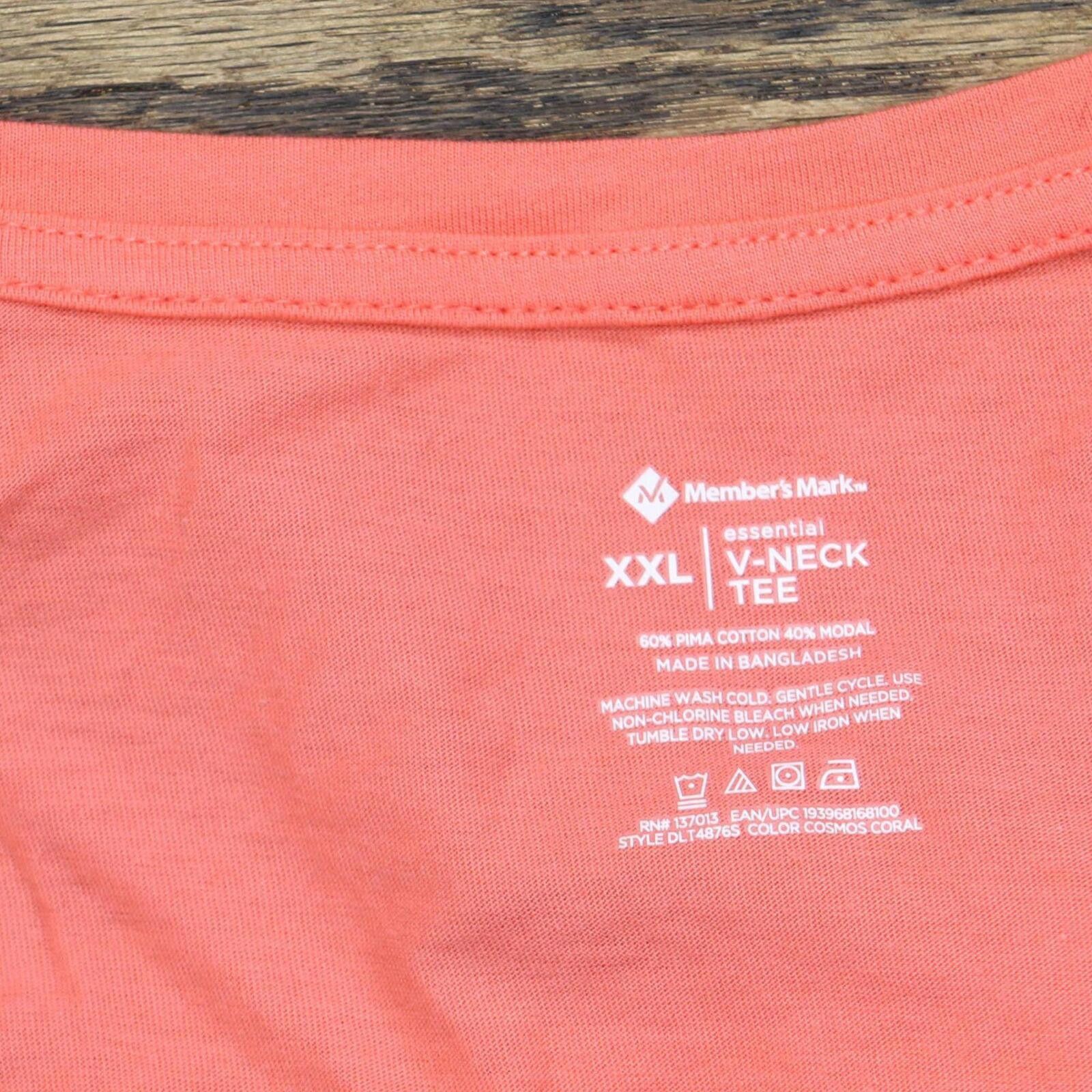 Other NWT Member's Mark Tee DLT4876S L Cosmos Coral Orange Pink Size M / US 6-8 / IT 42-44 - 3 Thumbnail