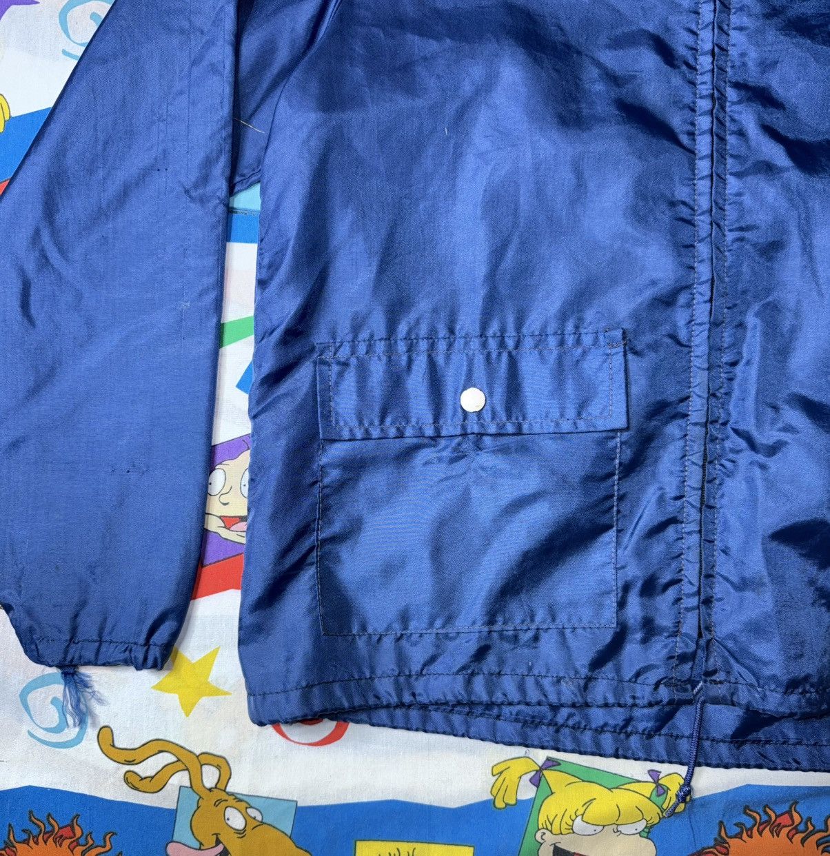 Other Vintage 60s 70s Racing Zip Up Button Stripe Pocket Jacket Size US M / EU 48-50 / 2 - 2 Thumbnail