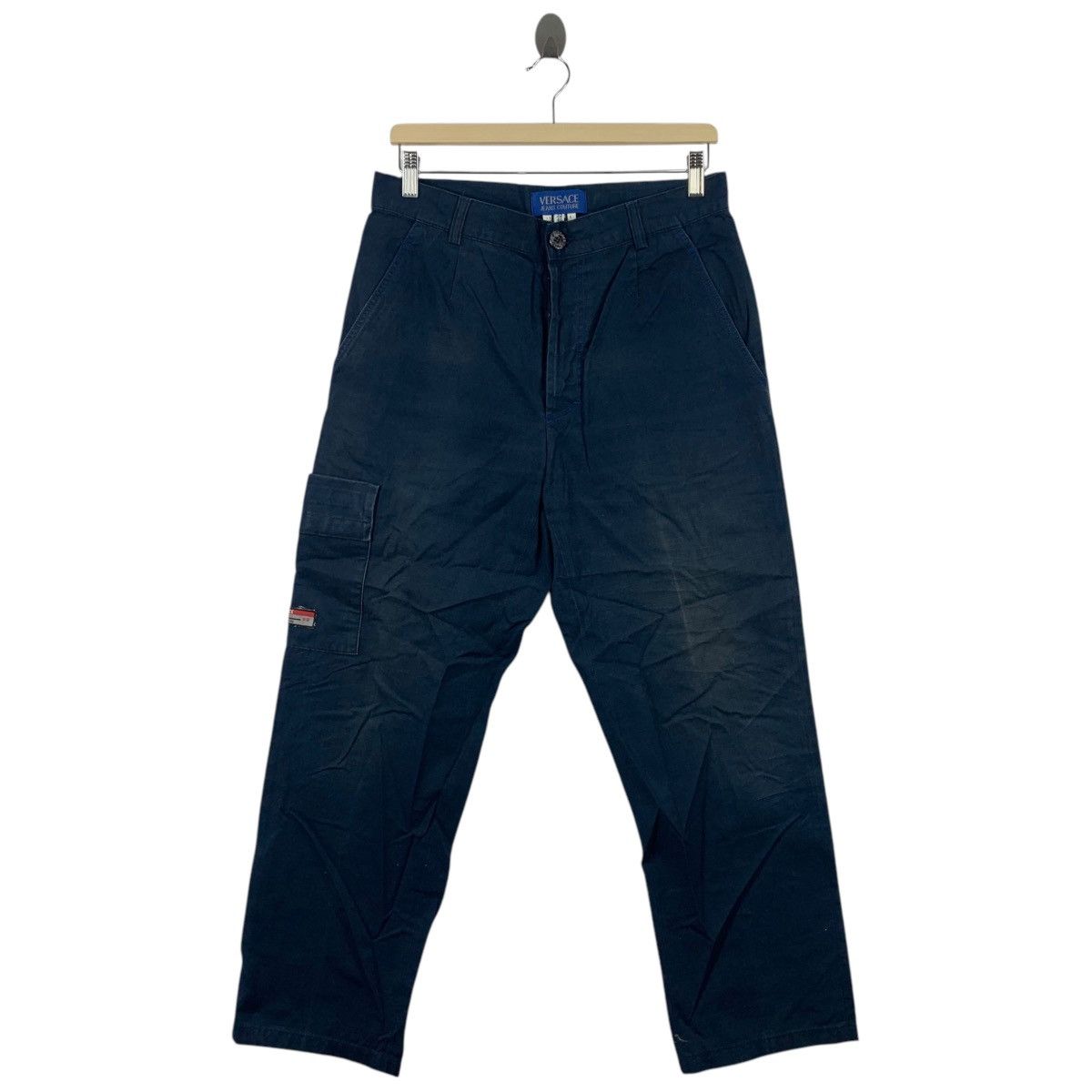Versace VERSACE JEANS COUTURE ripstop single pocket cargo pants Size US 32 / EU 48 - 1 Thumbnail