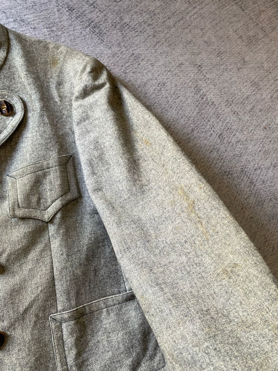 Vintage Loden-Frey Munchen Double Breasted Wool Casual Jacket Size US S / EU 44-46 / 1 - 5 Thumbnail