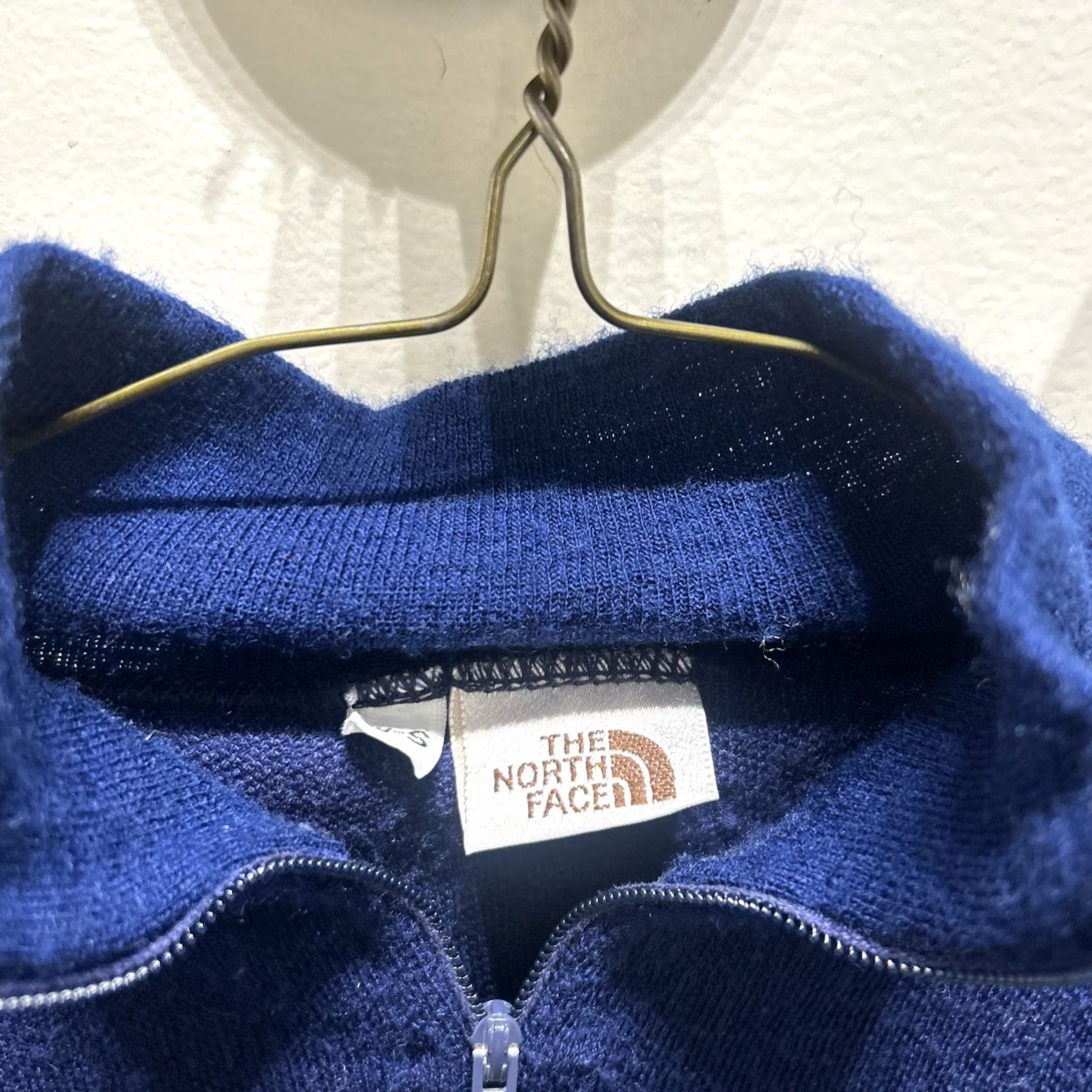The North Face VINTAGE The North Face Brown Label Wool H-Zip Navy Blue Women’s Small Jacket 90s Fleece Collared Full Zip Mens? Womens Size L / US 10 / IT 46 - 2 Thumbnail
