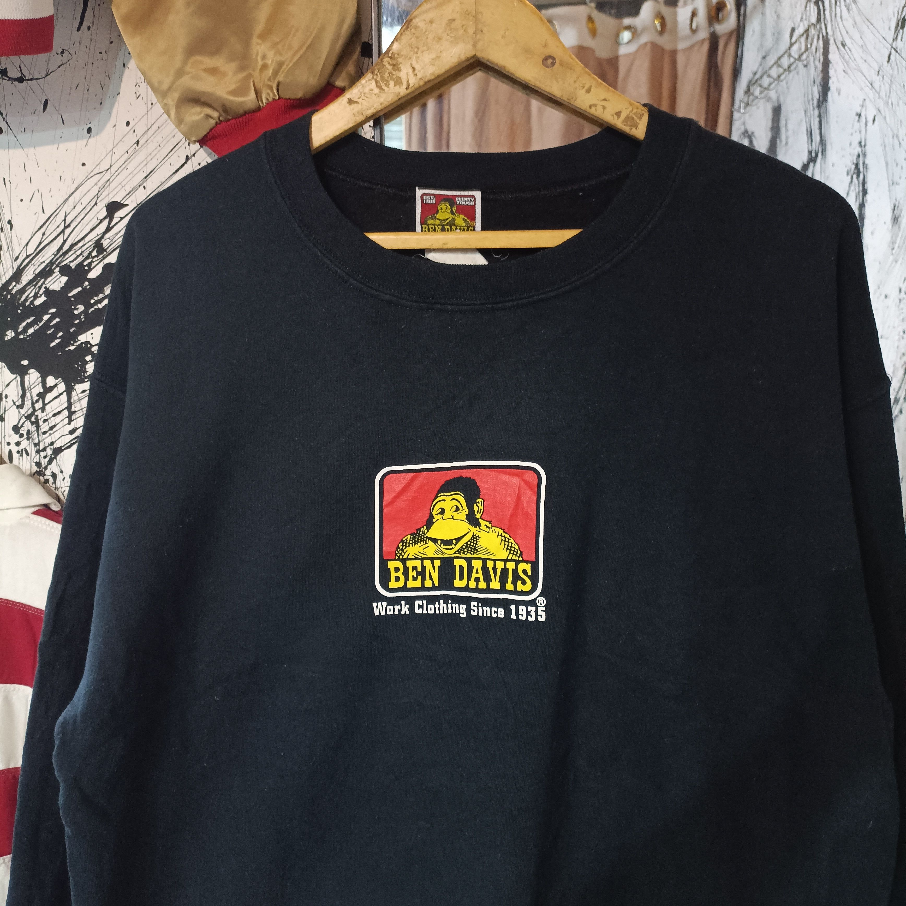 Ben Davis Vintage 1990s Ben Davis Sweatshirt Size US L / EU 52-54 / 3 - 2 Thumbnail