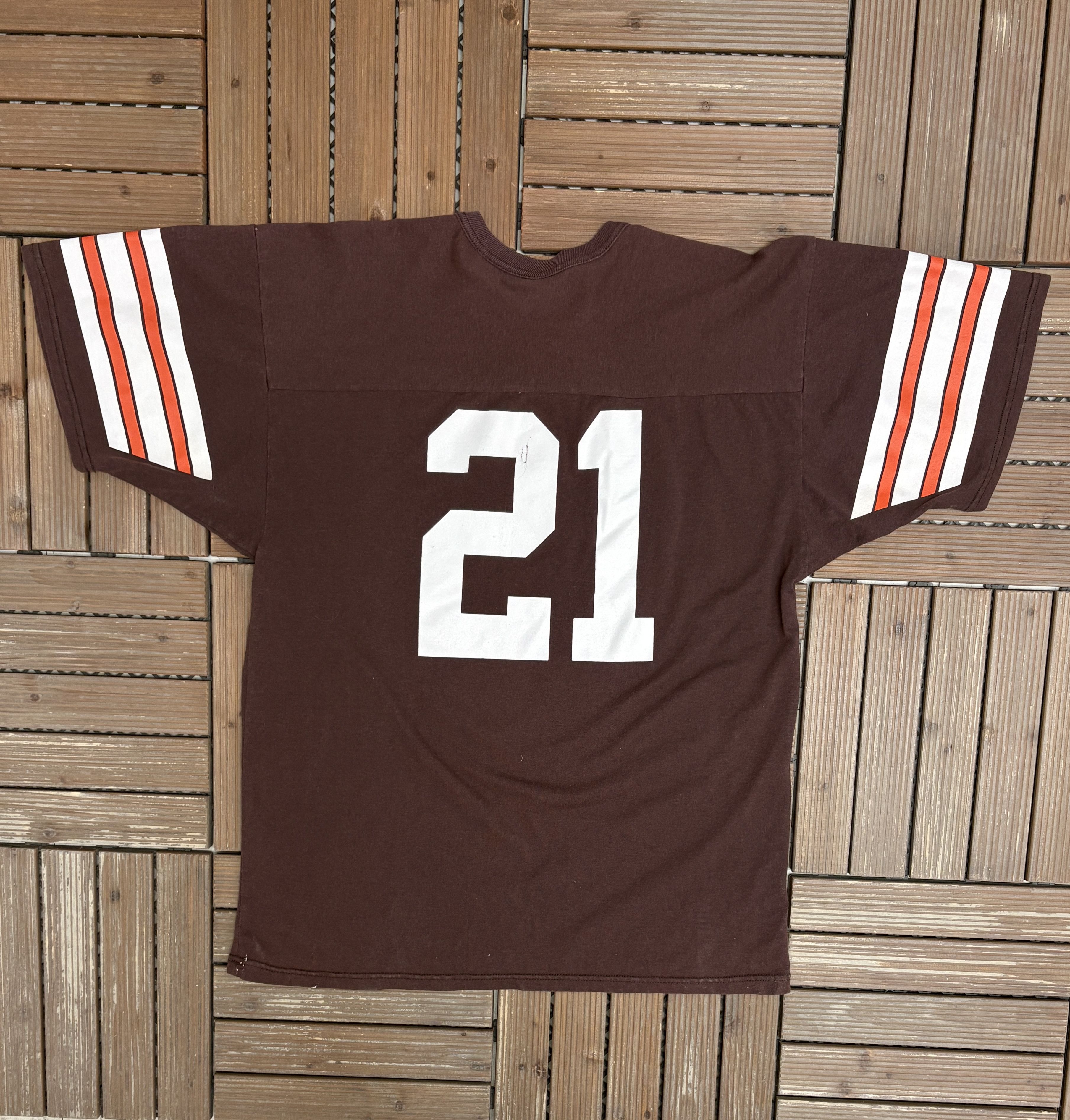 Vintage Cleveland Browns Jersey Style Vintage Brown T-Shirt Tee Size US XL / EU 56 / 4 - 4 Thumbnail