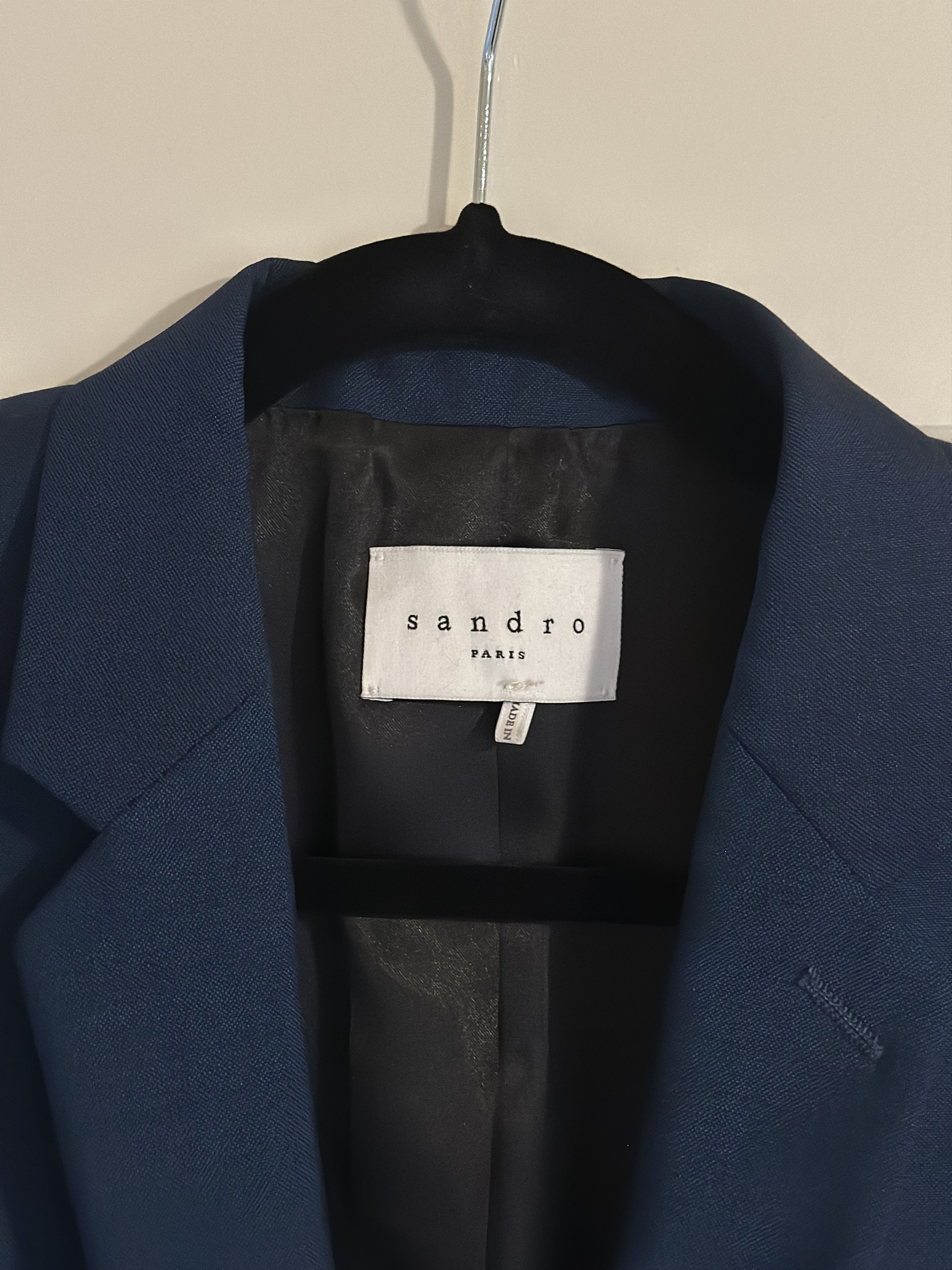 Sandro Sandro Paris Men’s Navy Suit Size 46R - 1 Thumbnail