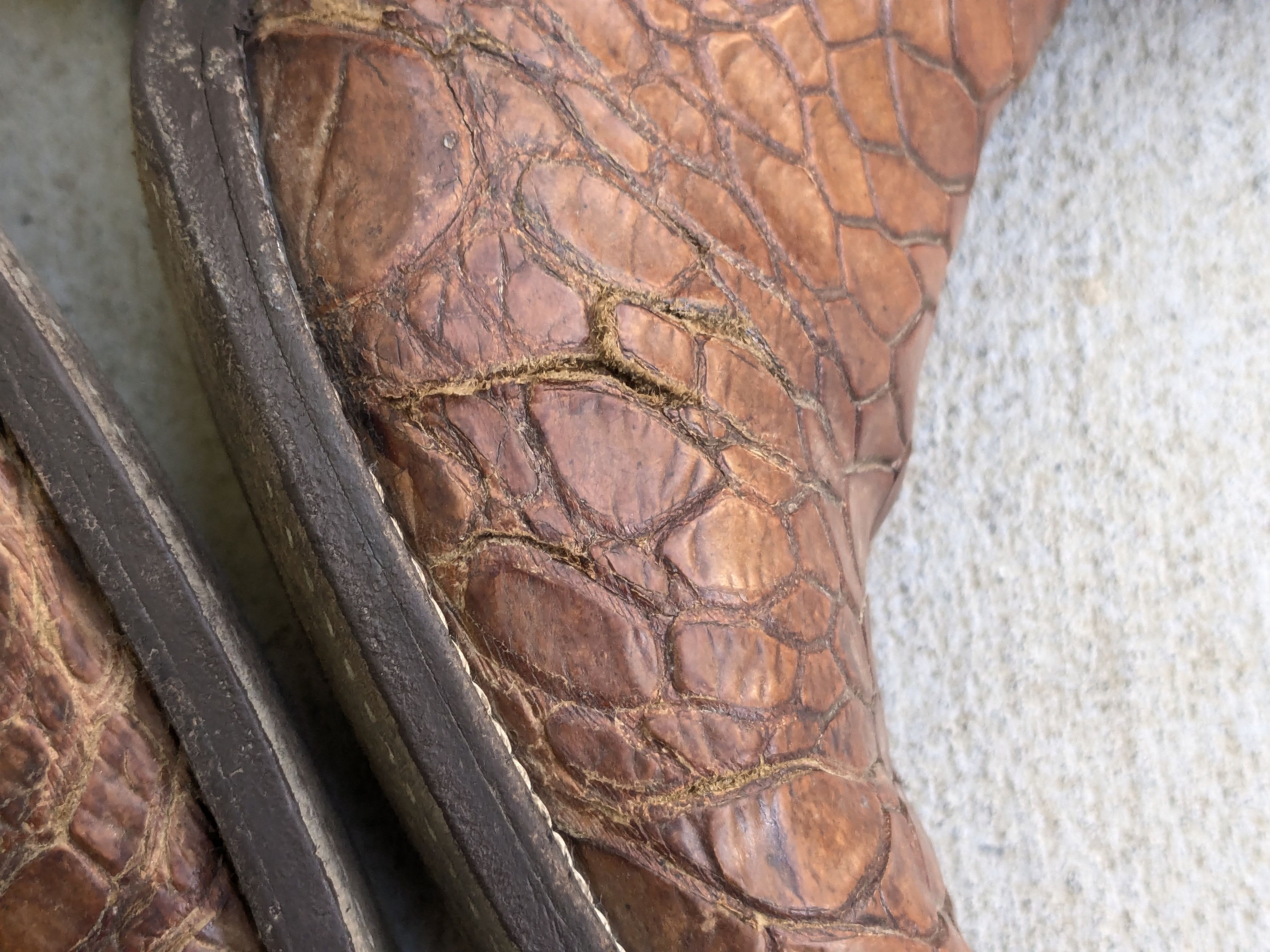 Genuine Leather × Vintage Vintage Cowboy Boots Brown 10 Leather USA Size US 10 / EU 43 - 6 Thumbnail