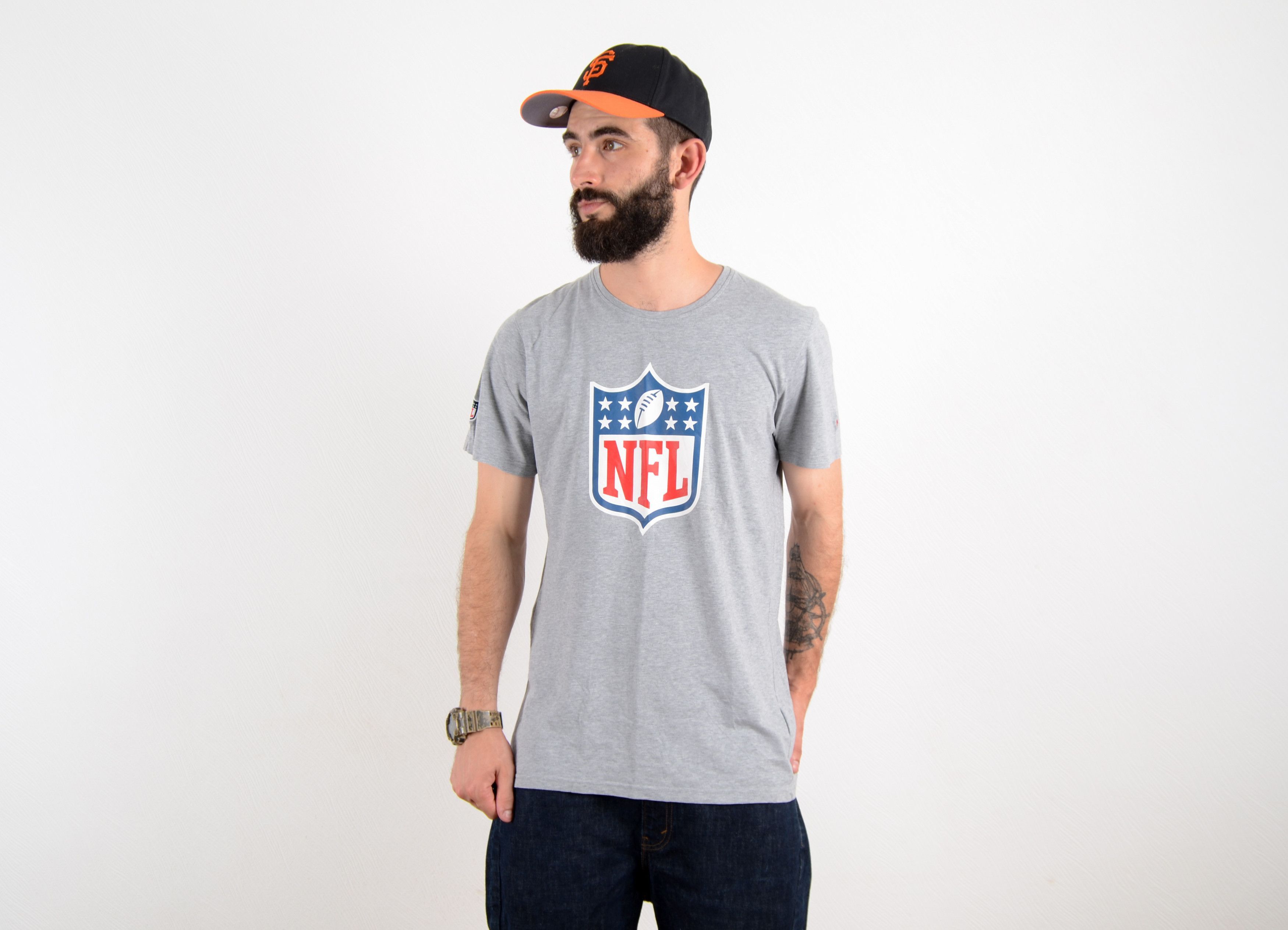 New Era New Era NFL Logo T Shirt Size US L / EU 52-54 / 3 - 1 Thumbnail