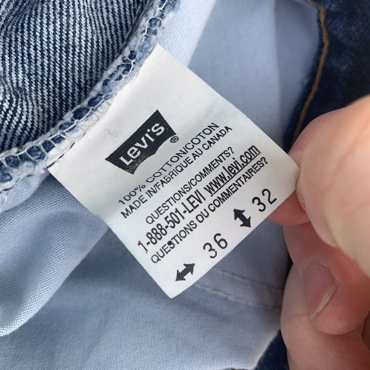 Levi's × Vintage Vintage Levi’s Orange Tab 619 Made in Canada Size US 35 - 4 Thumbnail
