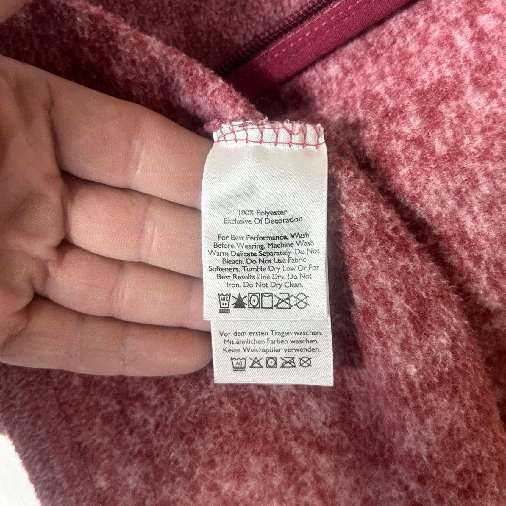Eddie Bauer Eddie Bauer Women’s Small Full Zip Up Sweater Jacket Red Salmon Casual FLAWED Size S / US 4 / IT 40 - 4 Thumbnail