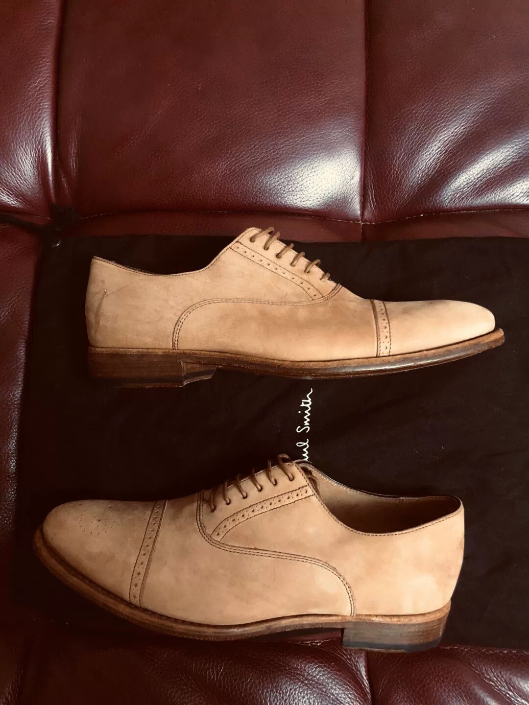 Paul Smith Paul Smith Brown Leather Dress Shoes Size US 6 / EU 39 - 1 Thumbnail