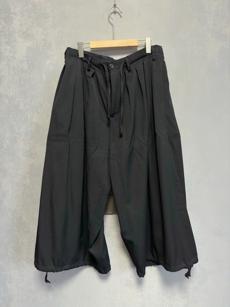 Yohji Yamamoto Yohji Yamamoto size 3 19ss wool GABA drawstring pleated ba Size US 30 / EU 46 - 2 Thumbnail