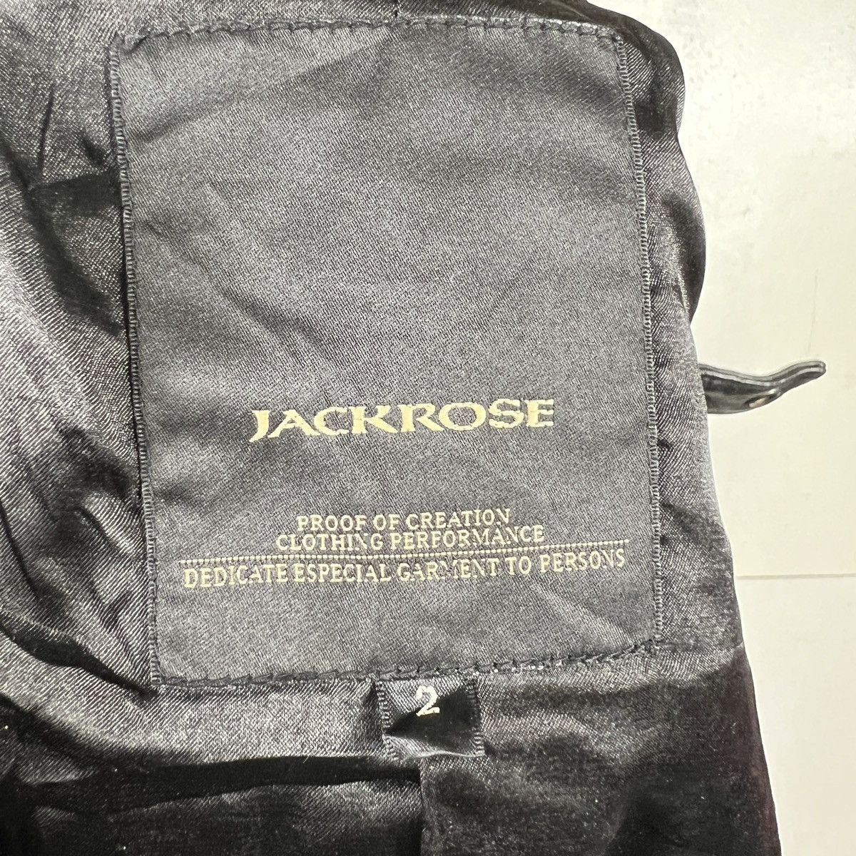 JACKROSE 💥 JACKROSE LEATHER MOTO RIDER JACKET Size US M / EU 48-50 / 2 - 13 Thumbnail