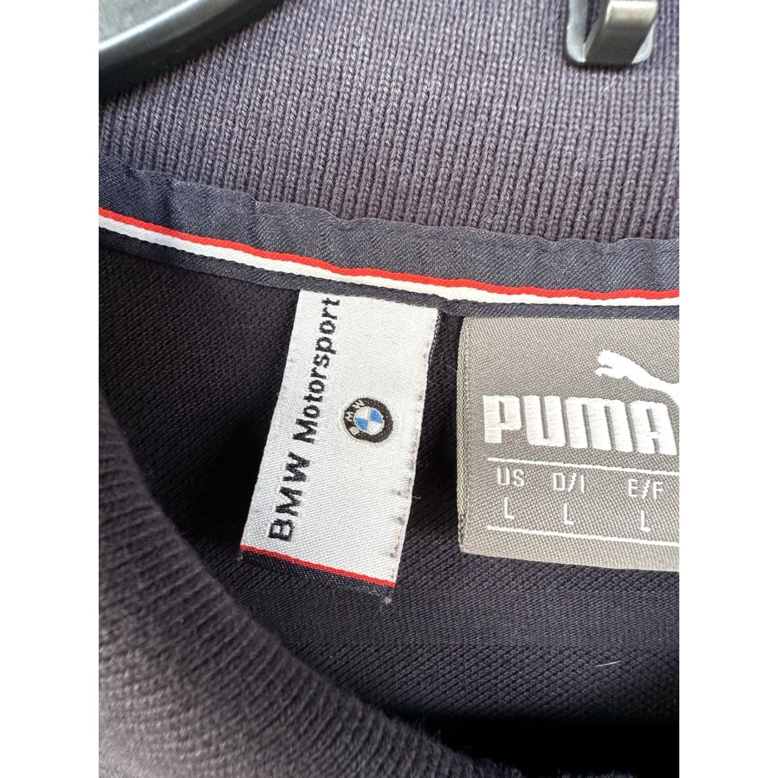 Puma PUMA BMW Motorsport Polo Shirt Mens Size L Navy Blue Short Sleeve Polo Shirt Size US L / EU 52-54 / 3 - 6 Thumbnail