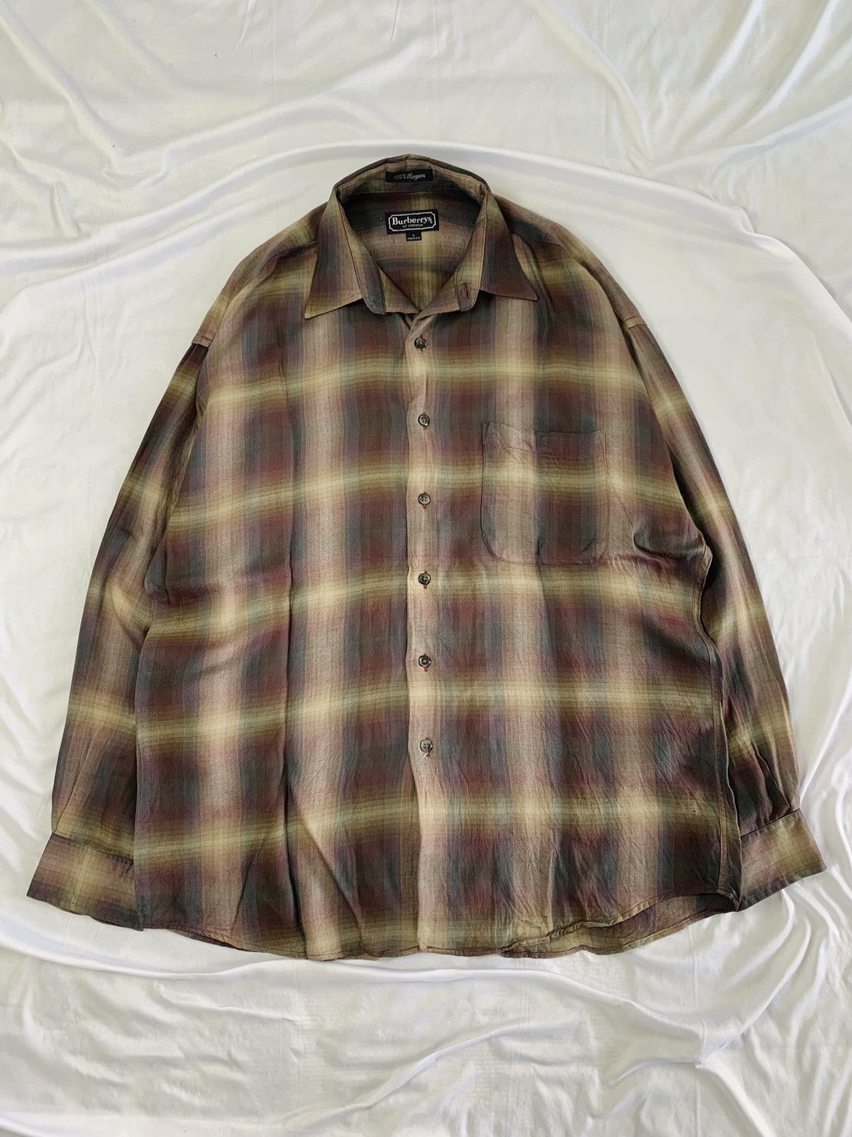 Burberry Burberry Checkered flannel shirt Size US L / EU 52-54 / 3 - 2 Thumbnail
