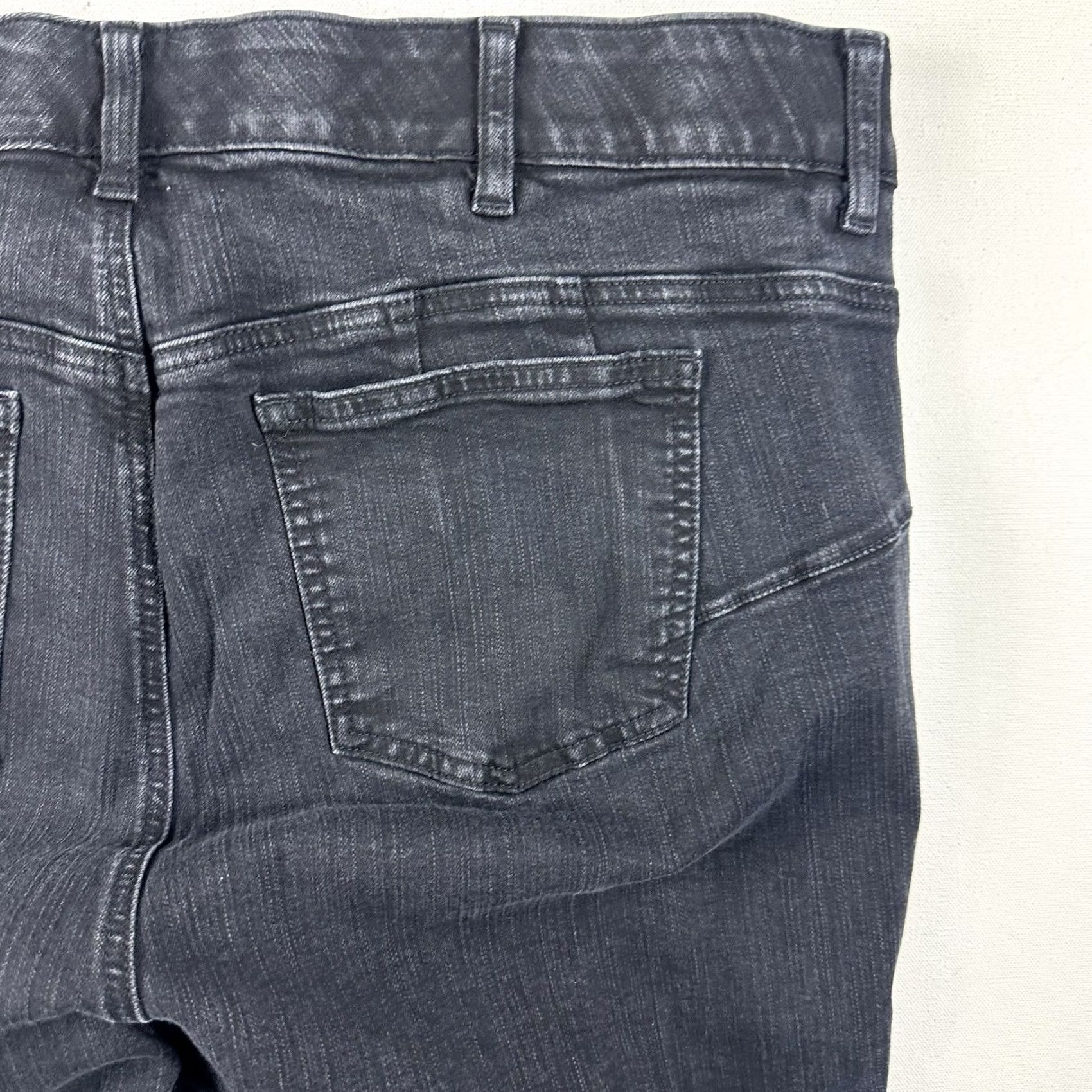 Torrid VINTAGE Torrid Jeans 24T Womens Black Bombshell Skinny Premium Stretch Distressed Size 42" / US 20 - 5 Thumbnail