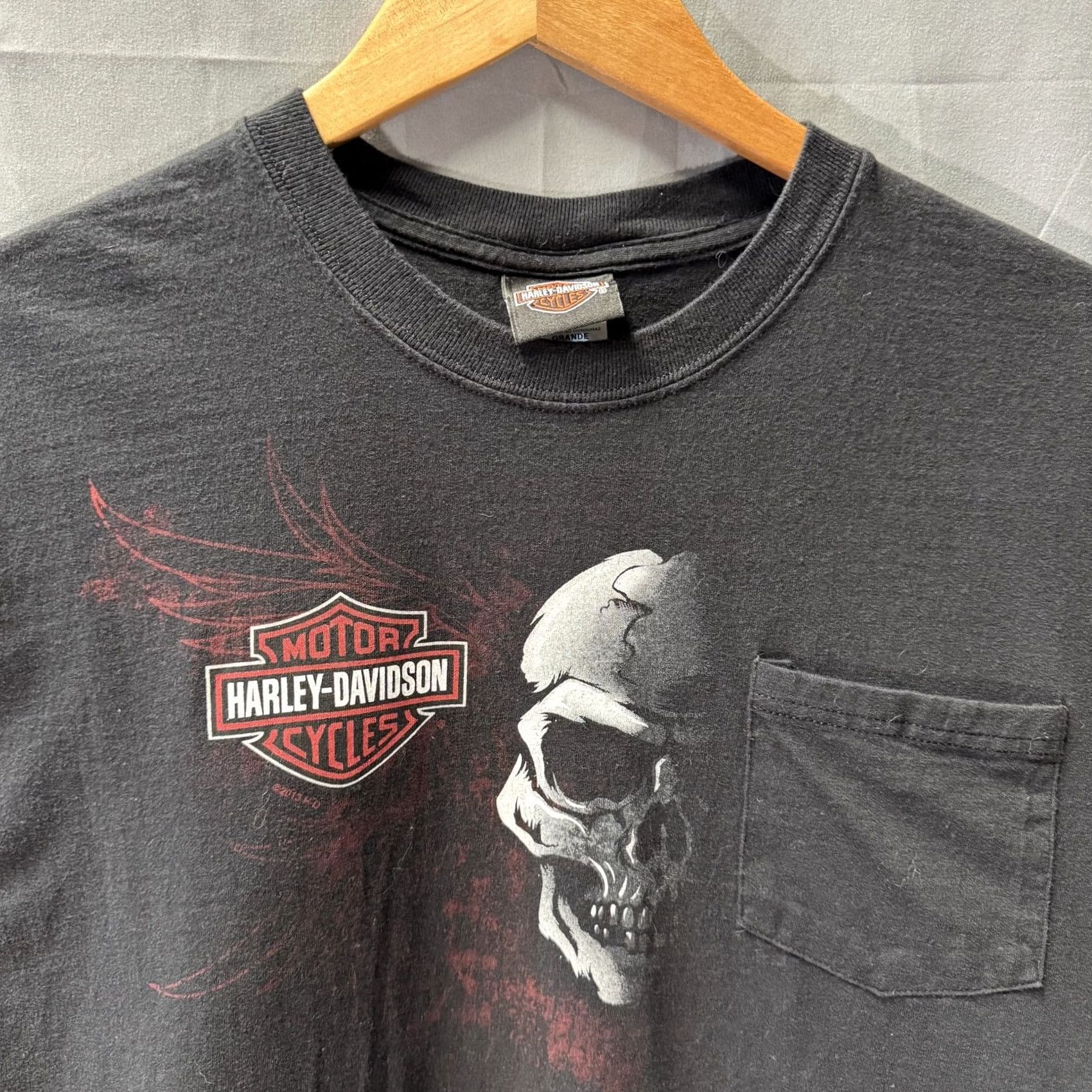 Harley Davidson Harley-Davidson Shirt Mens Large Black Skull Cancun Mexico Motorcycle Graphic Tee Size US L / EU 52-54 / 3 - 2 Thumbnail