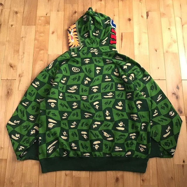 Bape BAPE FACE logo shark full zip hoodie a bathing ape Size US XXL / EU 58 / 5 - 2 Thumbnail