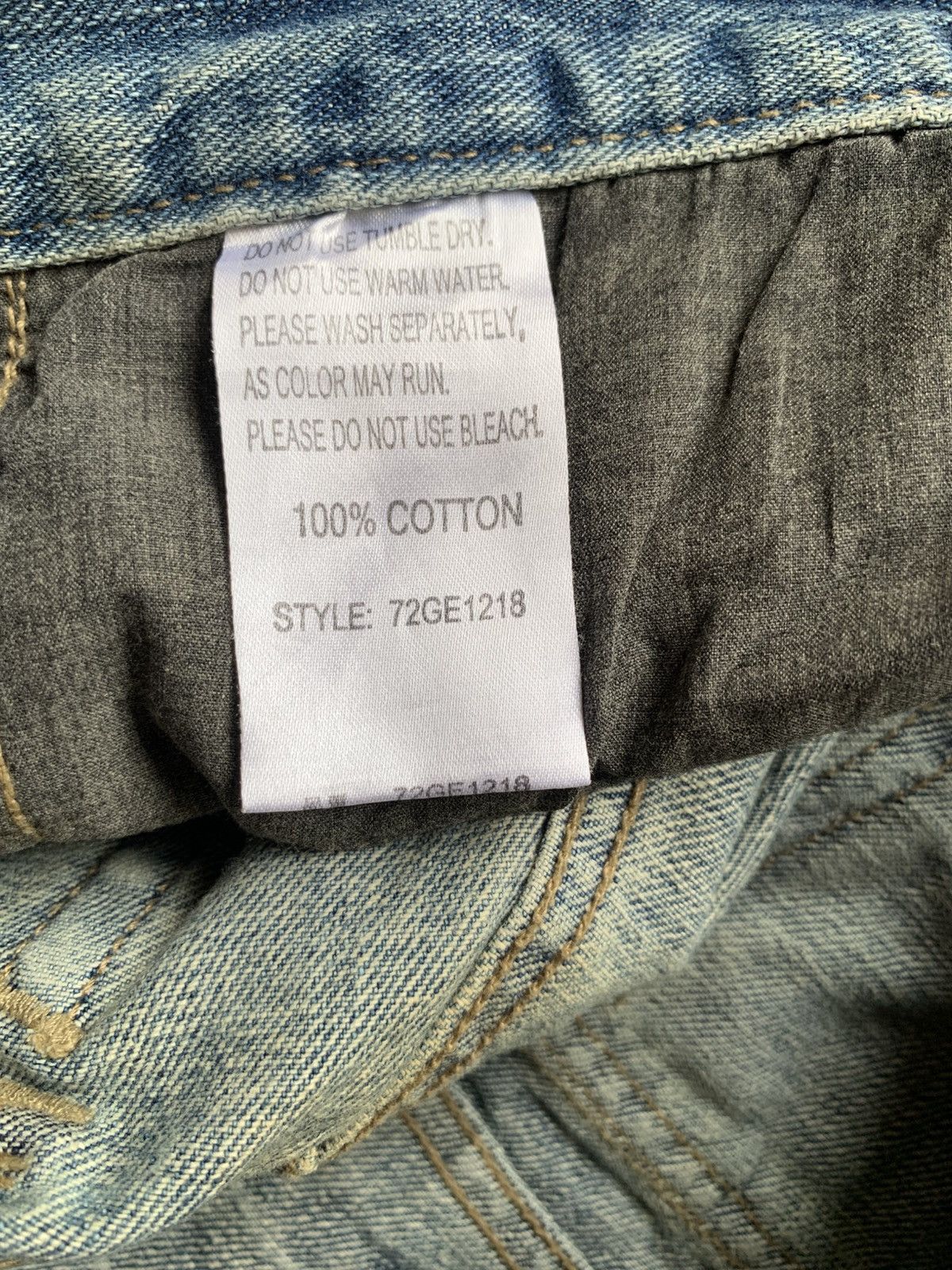 Japanese Brand g-land edge ripped distressed flared y2k grunge style Size US 31 - 9 Thumbnail