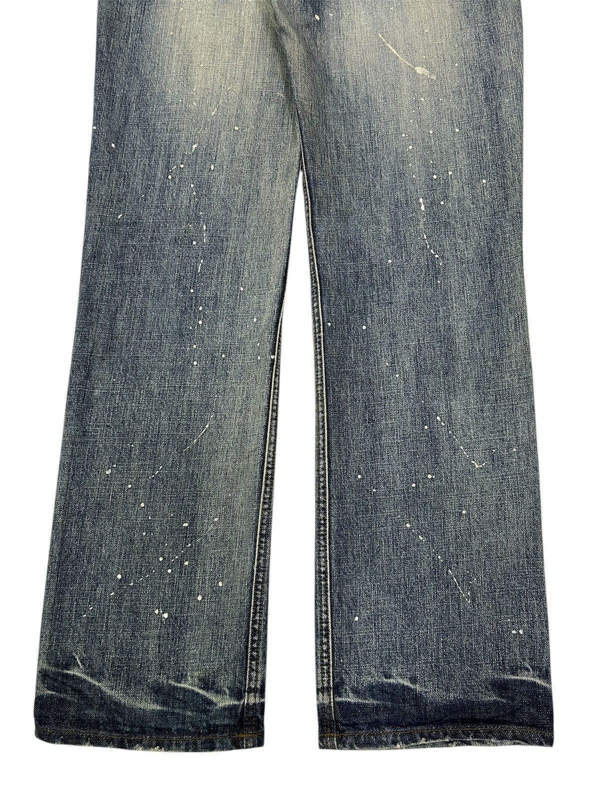 Japanese Brand Vintage Japanese Shuca Distressed Paint Splatter Jeans Size US 33 - 5 Thumbnail