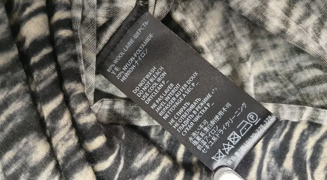 Haider Ackermann Haider Ackermann Tiger Pattern See-Through Long Sleeve Size US L / EU 52-54 / 3 - 7 Thumbnail