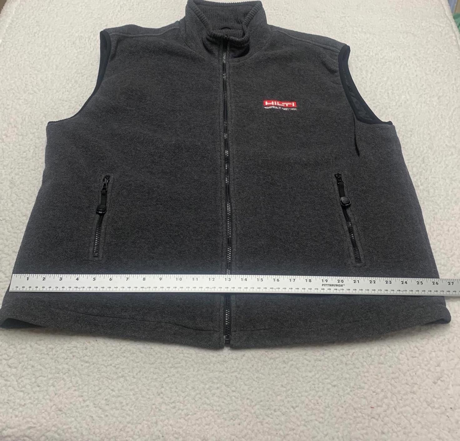 North End North End Men's XL Gray Hilti Fleece Vest Size US XL / EU 56 / 4 - 8 Thumbnail