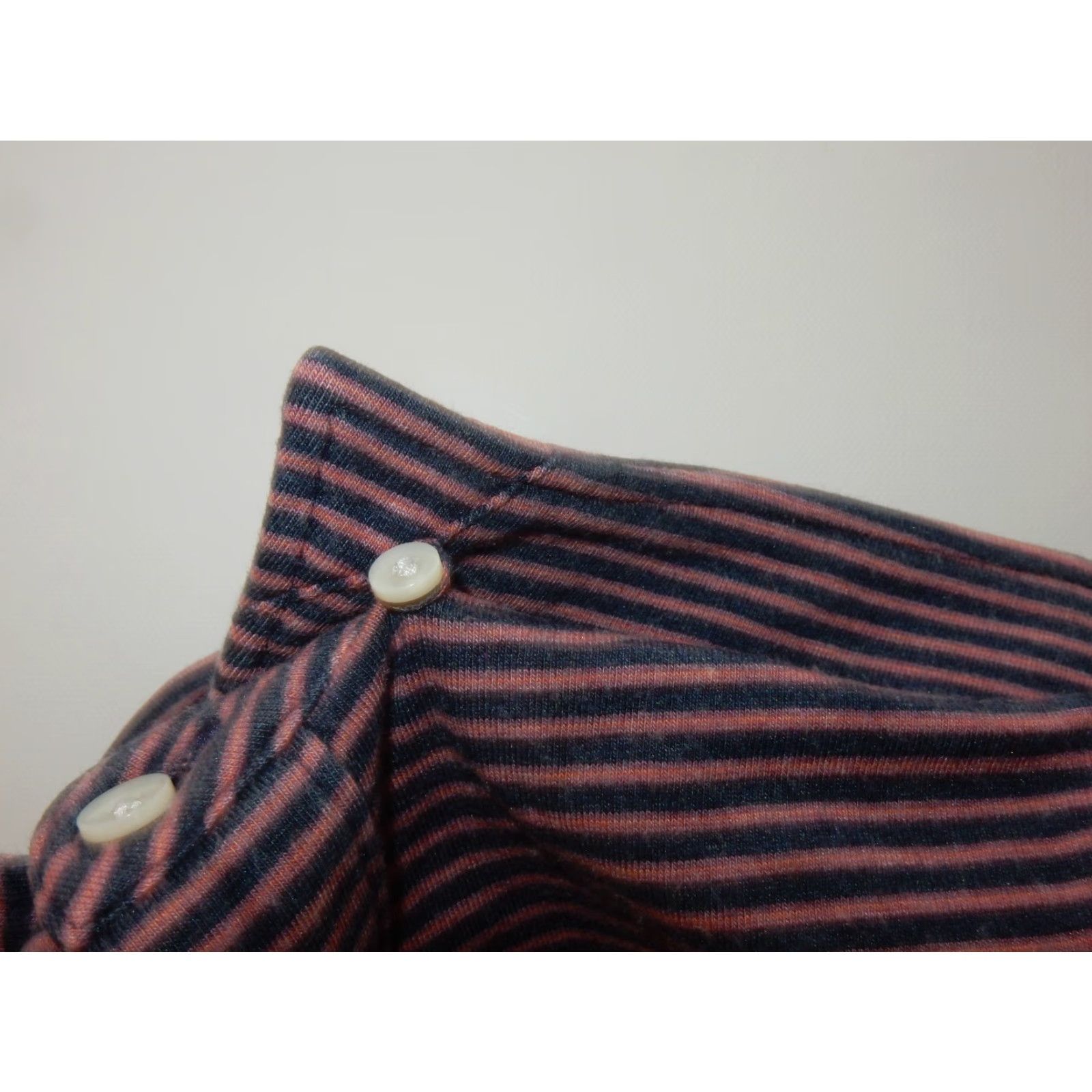 Faherty Faherty Polo Shirt Polo Faherty Men Striped Short Sleeve Cotton XXL Pink & Blue Mens Size US XL / EU 56 / 4 - 4 Thumbnail