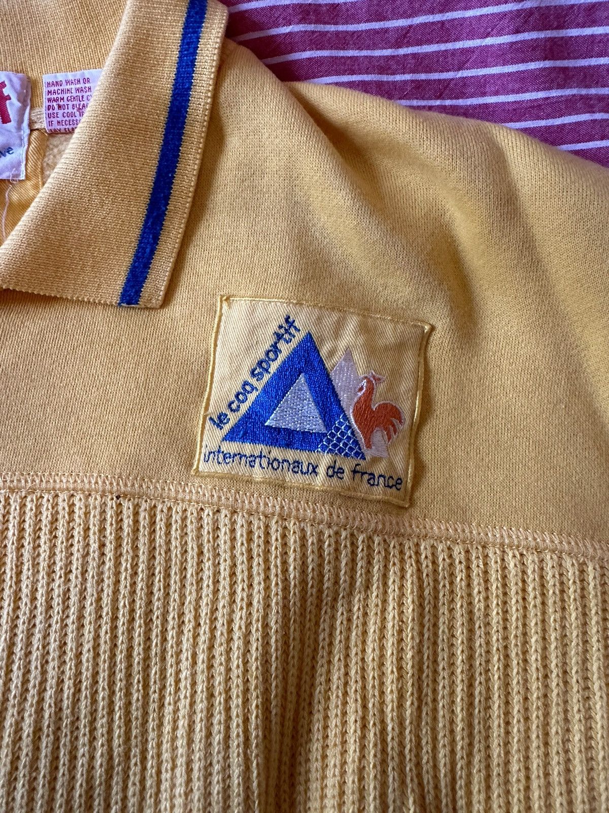 Le Coq Sportif Le Coq Sportif Collared Crewneck Sweater Size US M / EU 48-50 / 2 - 3 Thumbnail