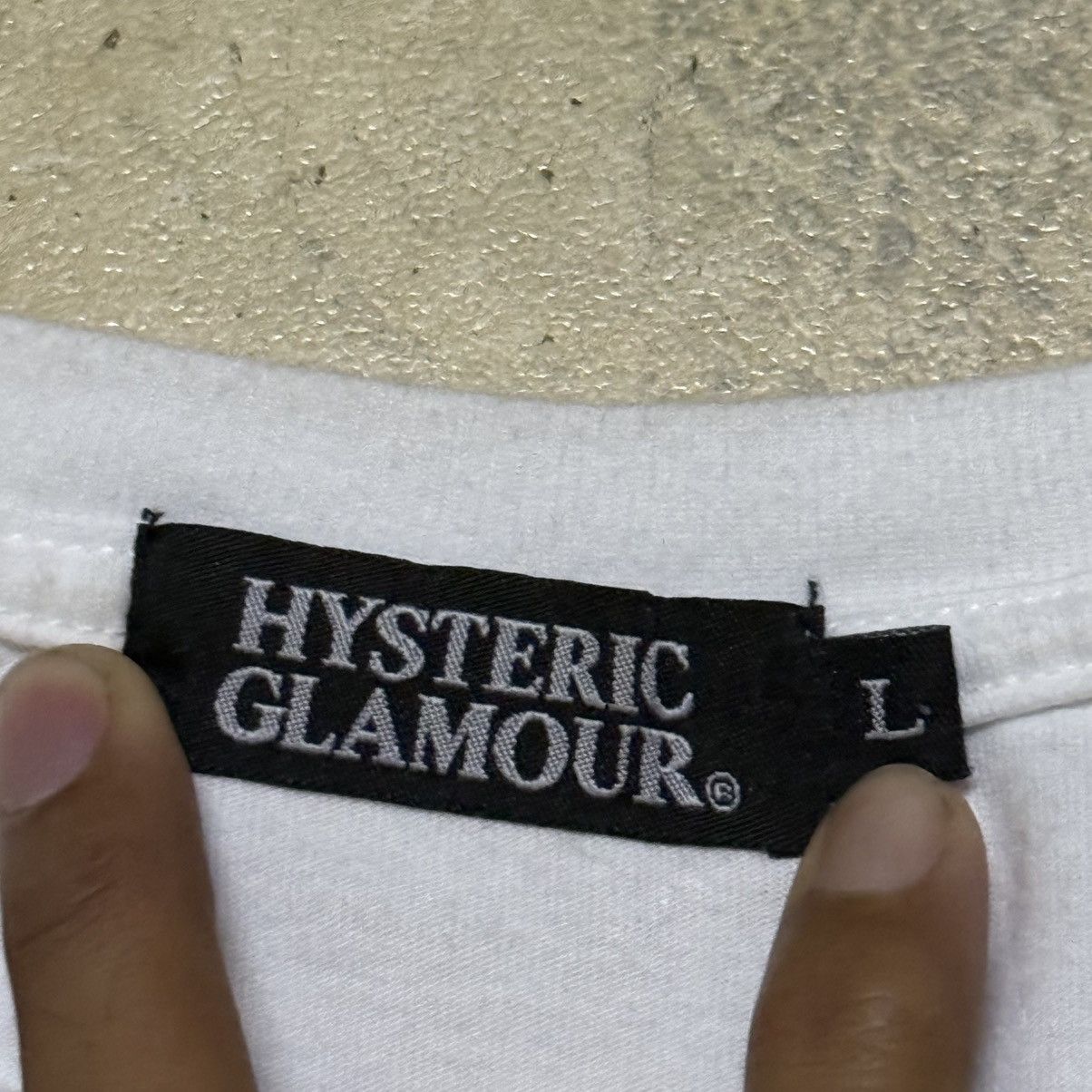 Hysteric Glamour Hysteric Glamour Big Logo 3q T Shirt Size US L / EU 52-54 / 3 - 3 Thumbnail
