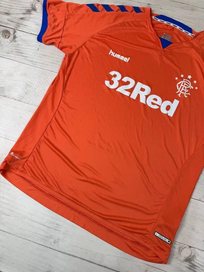 Hummel Hummel Rangers FC 2018 2019 Third Football Shirt Jersey 3XL Size US XXL / EU 58 / 5 - 3 Thumbnail