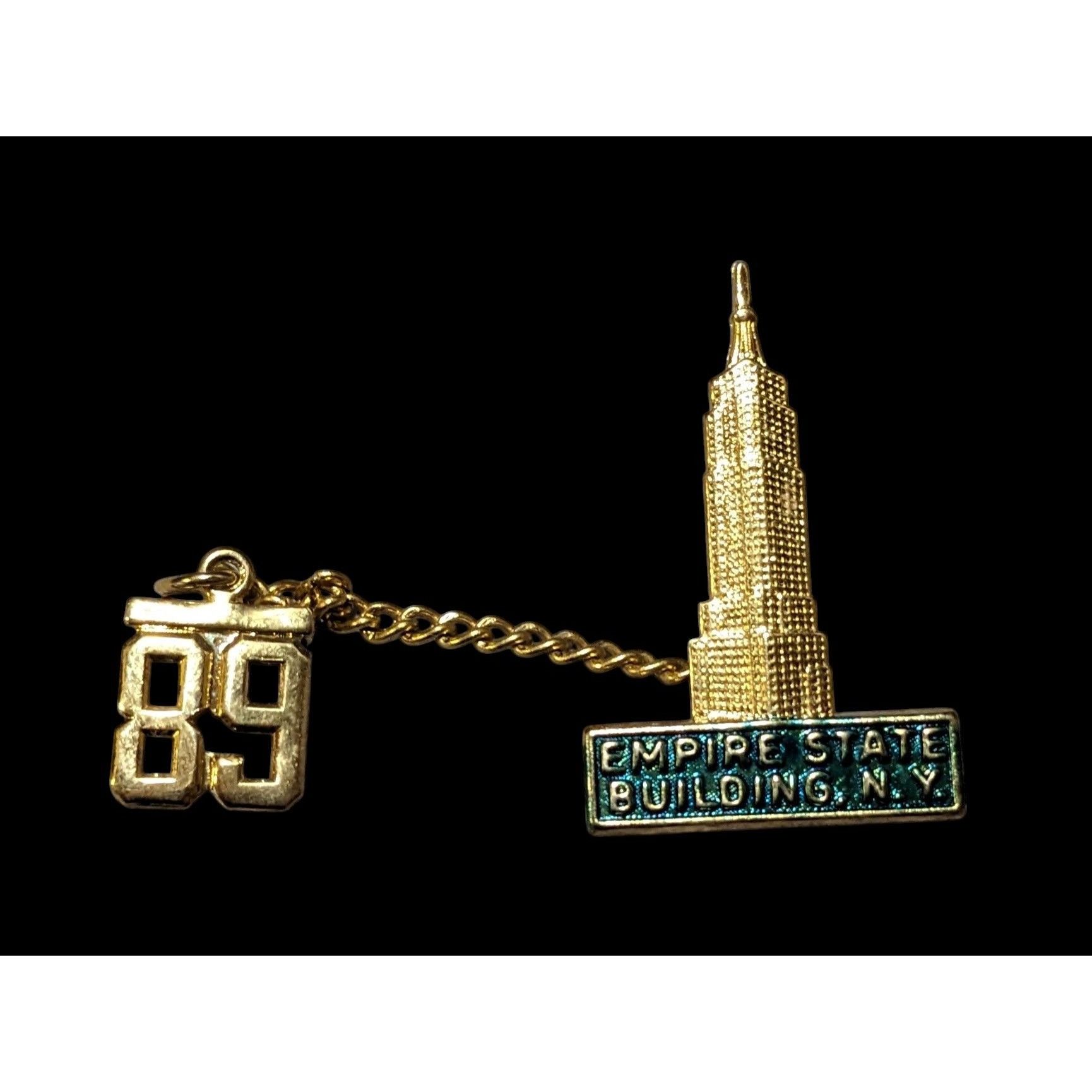 Other Vintage 80s Empire State Building Souvenir Pin Size ONE SIZE - 1 Thumbnail