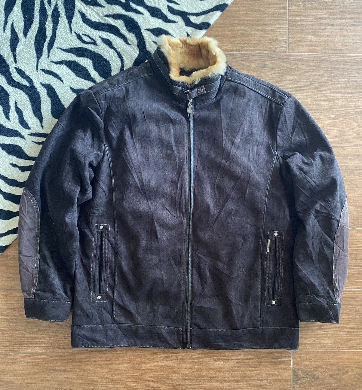 14th Addiction × KMRii × Yasuyuki Ishii JAPANESE PARKLAND FUR JACKET SHERPA DOUBLE LAYER VEST Size US L / EU 52-54 / 3 - 1 Thumbnail
